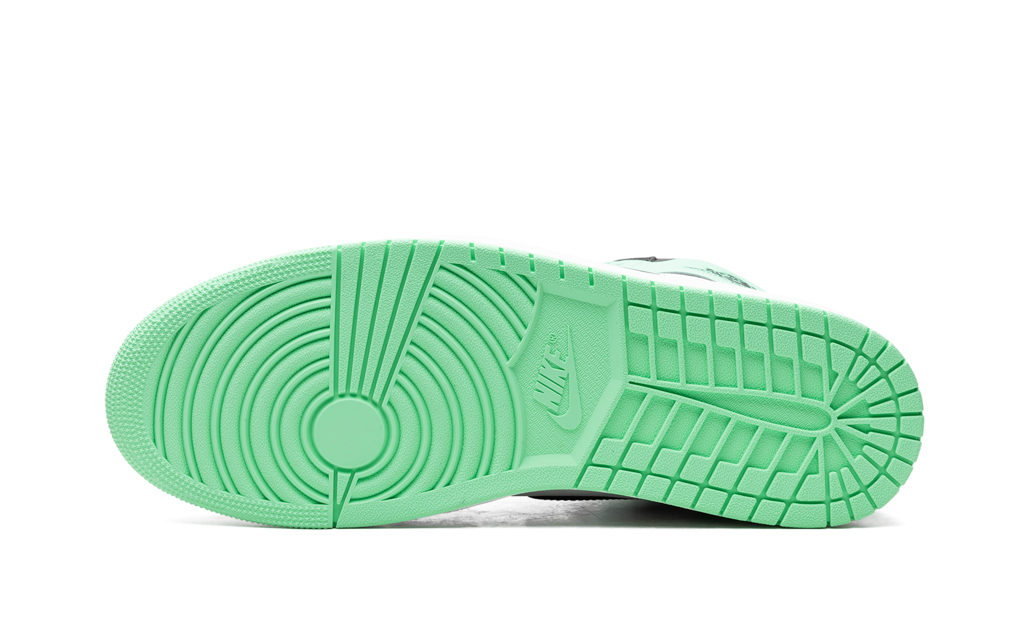 jordan 1 retro high og green glow+DZ5485-130+bottom view