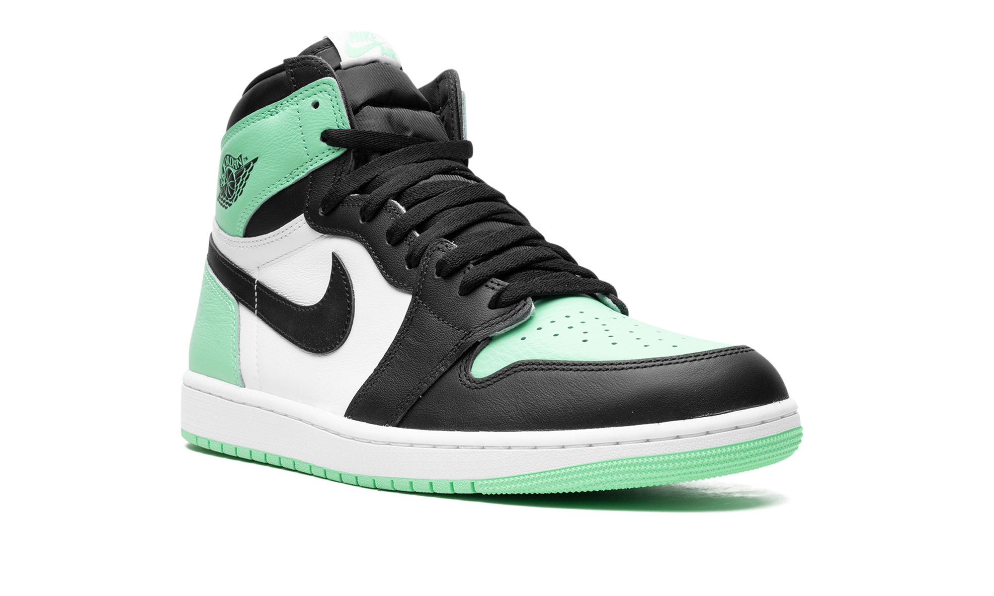 jordan 1 retro high og green glow+DZ5485-130+diagnol right view