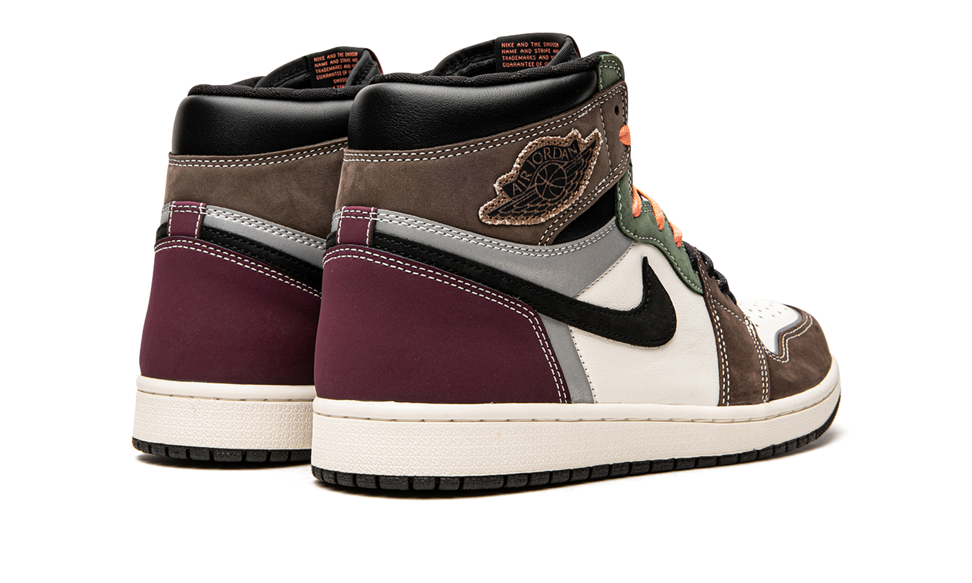 jordan 1 retro high og hand crafted+DH3097-001+diagnol right behind view