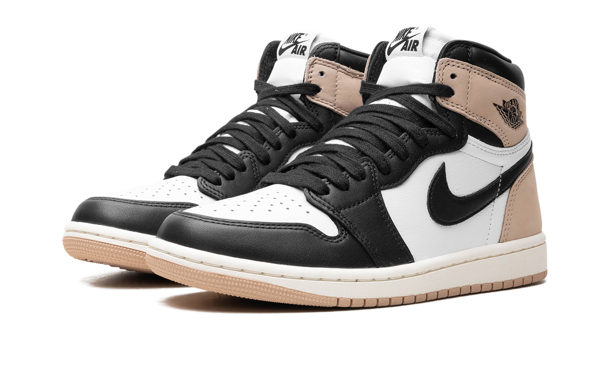 jordan 1 retro high og latte women s+FD2596-021+diagnol left view