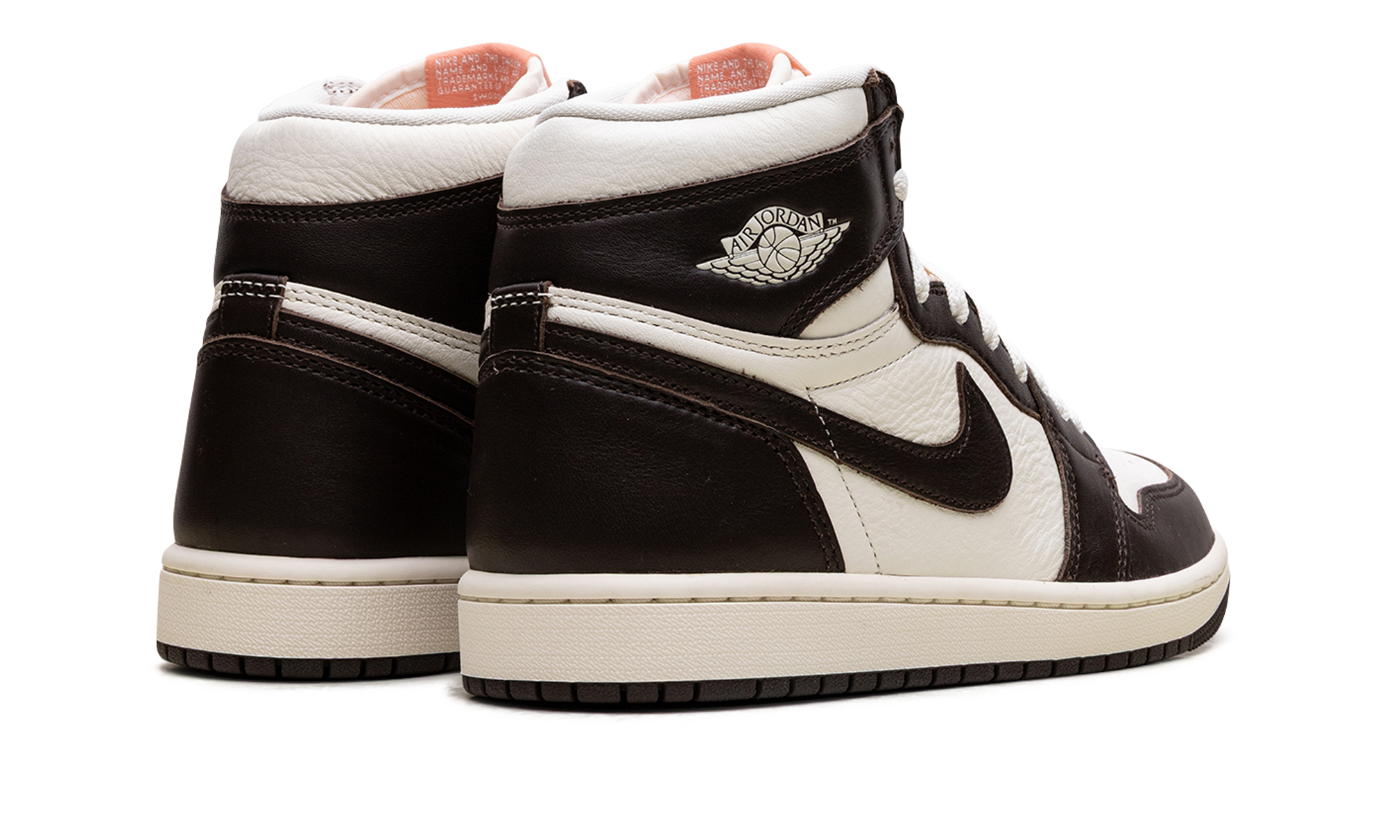 jordan 1 retro high og light madder root women s+FD2596-200+diagnol right behind view