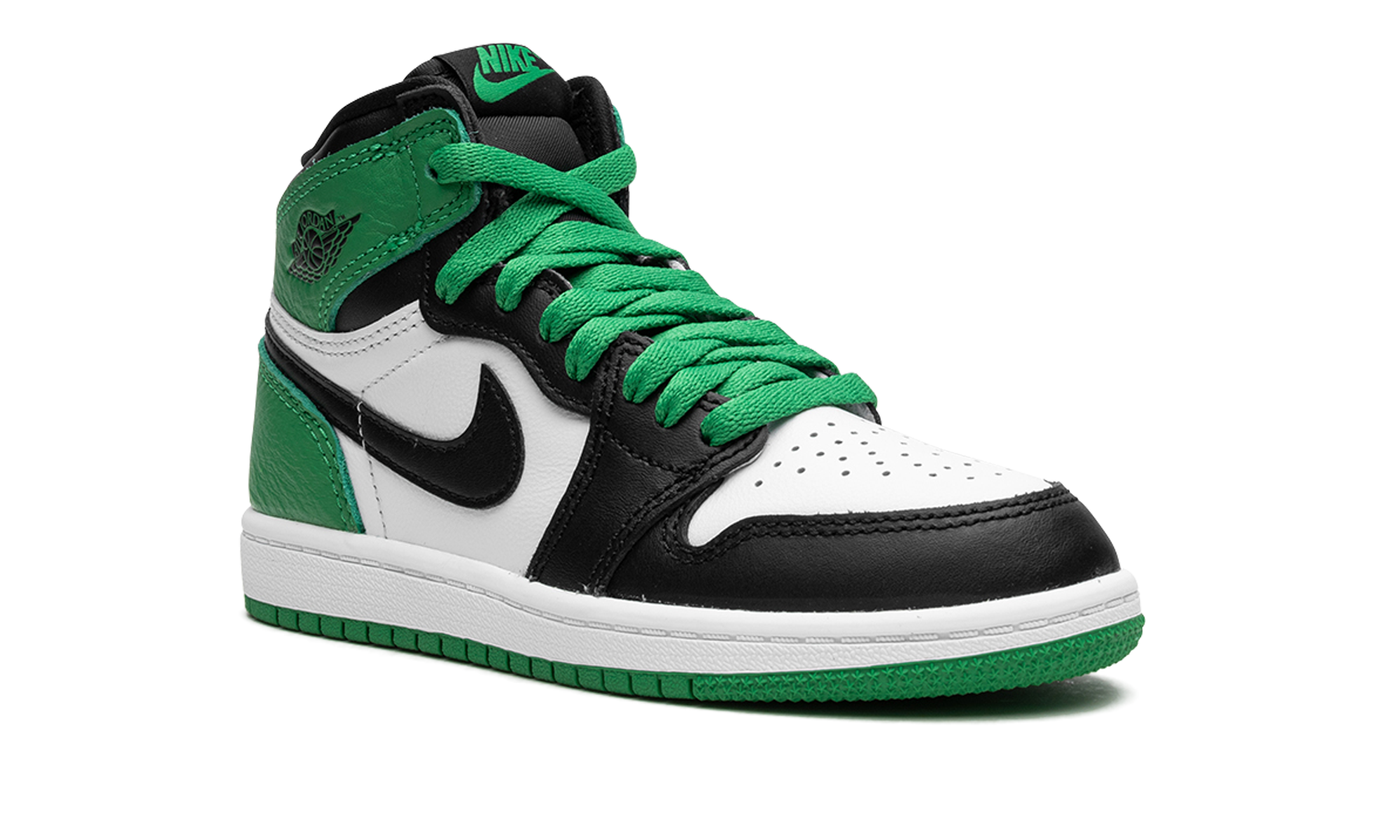 jordan 1 retro high og lucky green ps+FD1412-031+diagnol right view