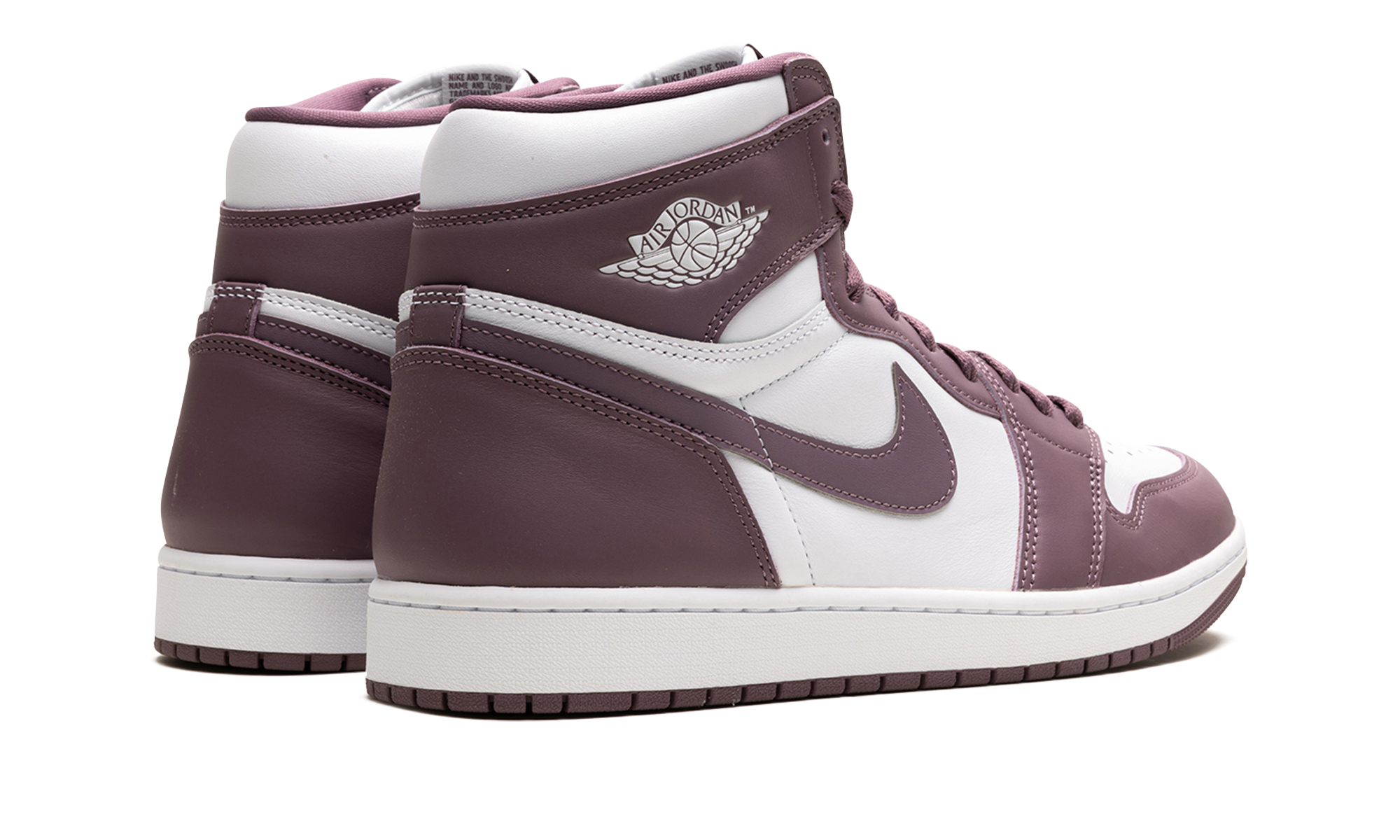 jordan 1 retro high og mauve+DZ5485-105+diagnol right behind view