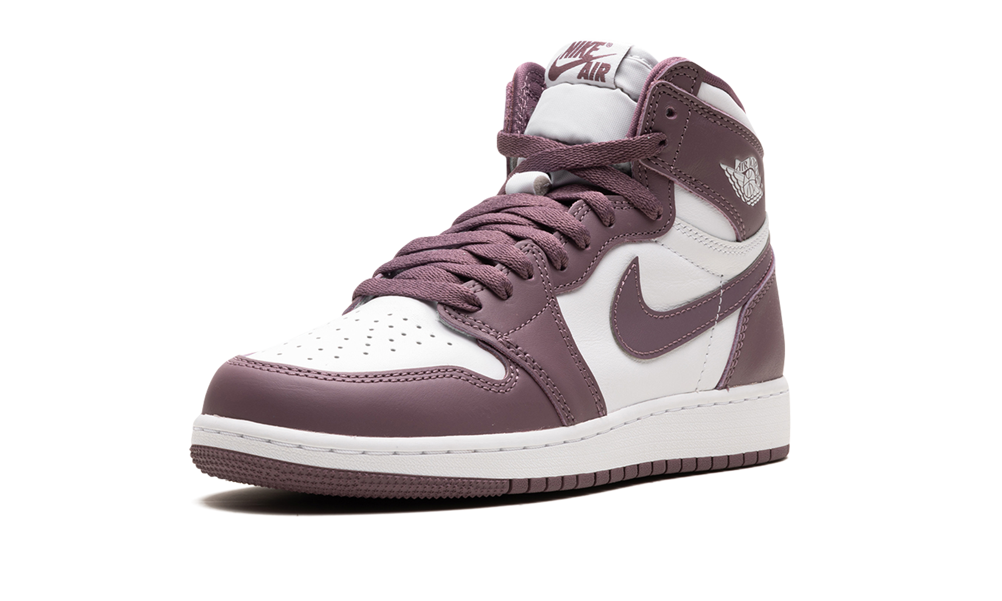 jordan 1 retro high og mauve gs+FD1437-105+left diagnol single view