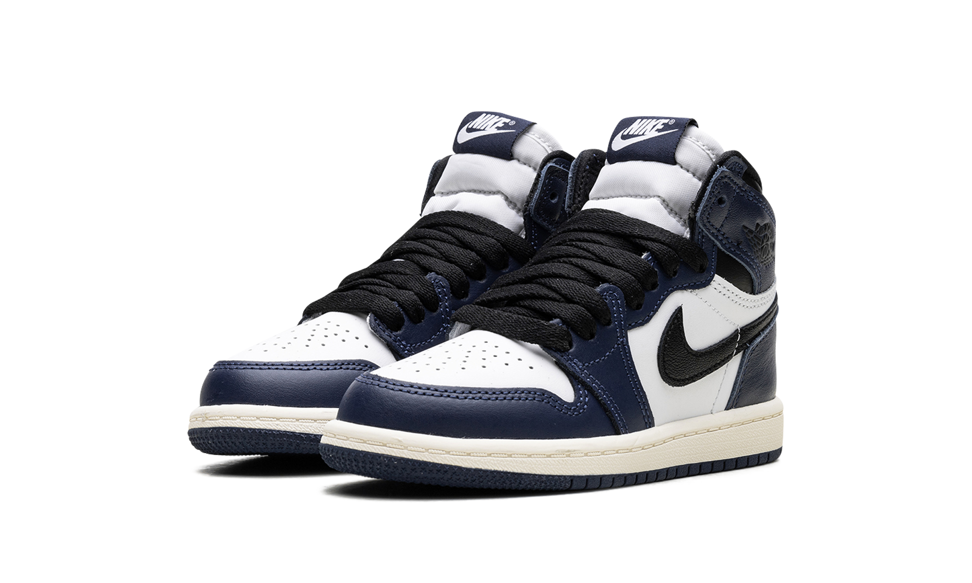 jordan 1 retro high og midnight navy ps+FD1412-401+diagnol left view