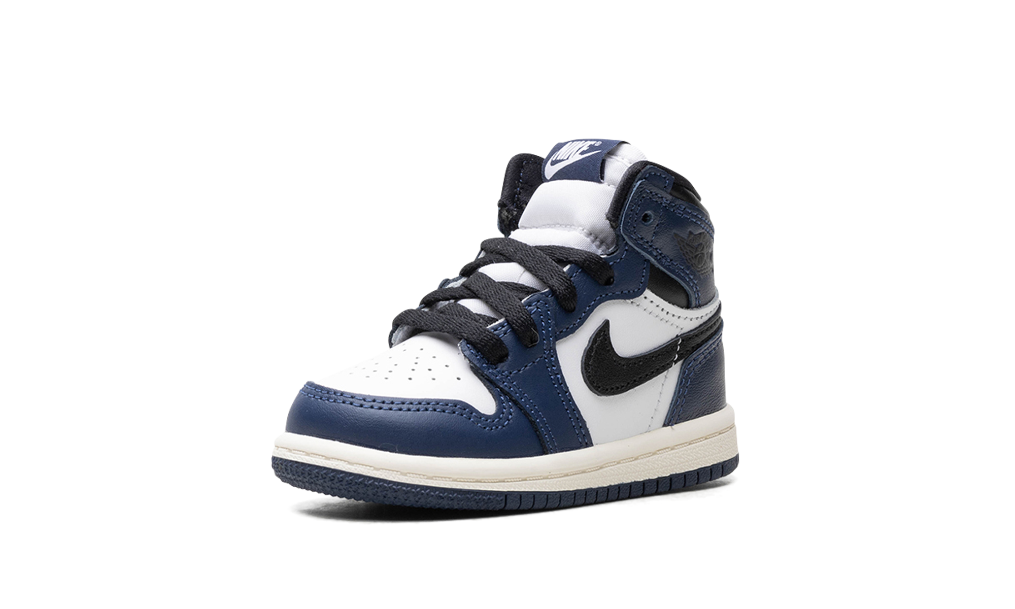 jordan 1 retro high og midnight navy td+FD1413-401+left diagnol single view