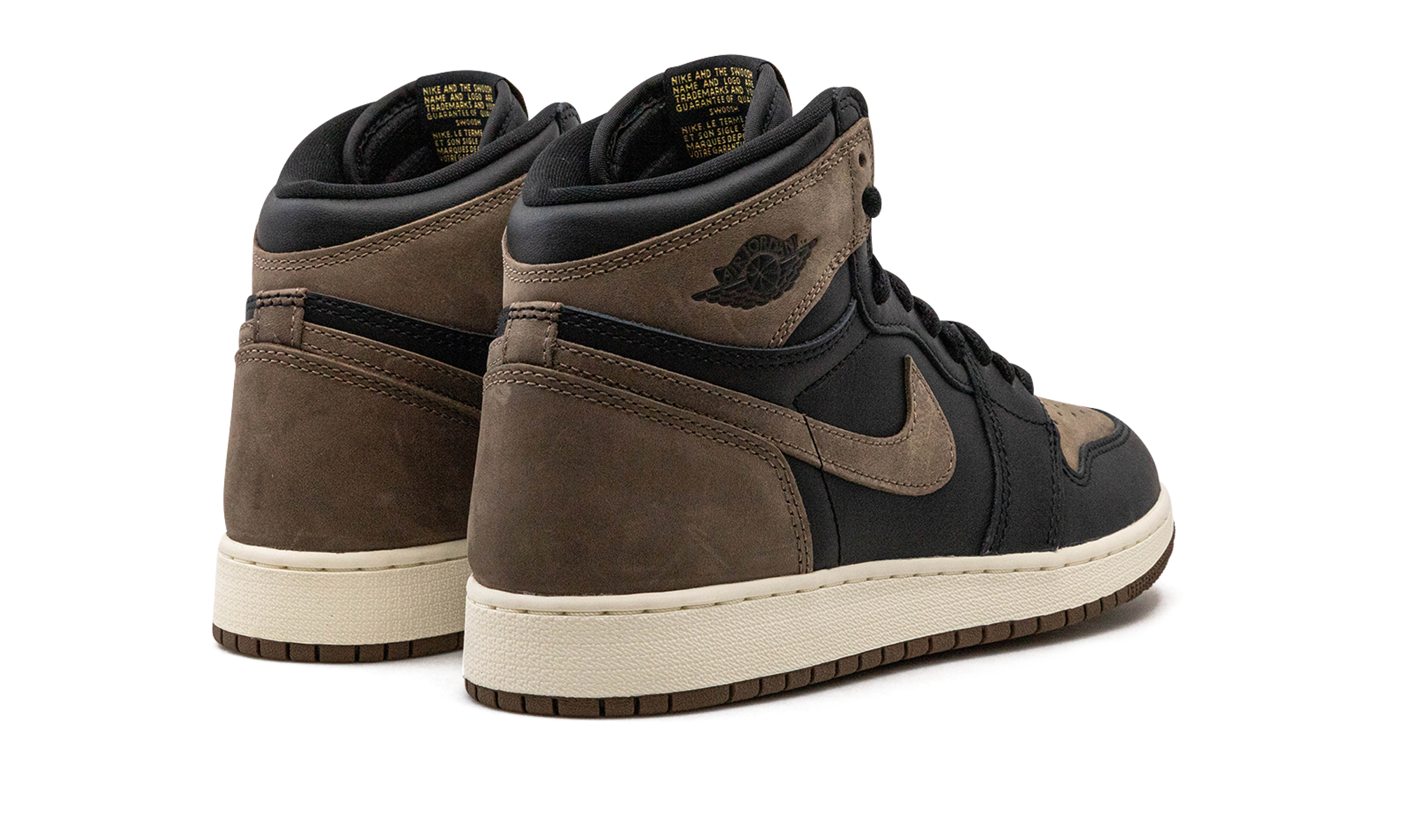 jordan 1 retro high og palomino gs+FD1437-020+diagnol right behind view