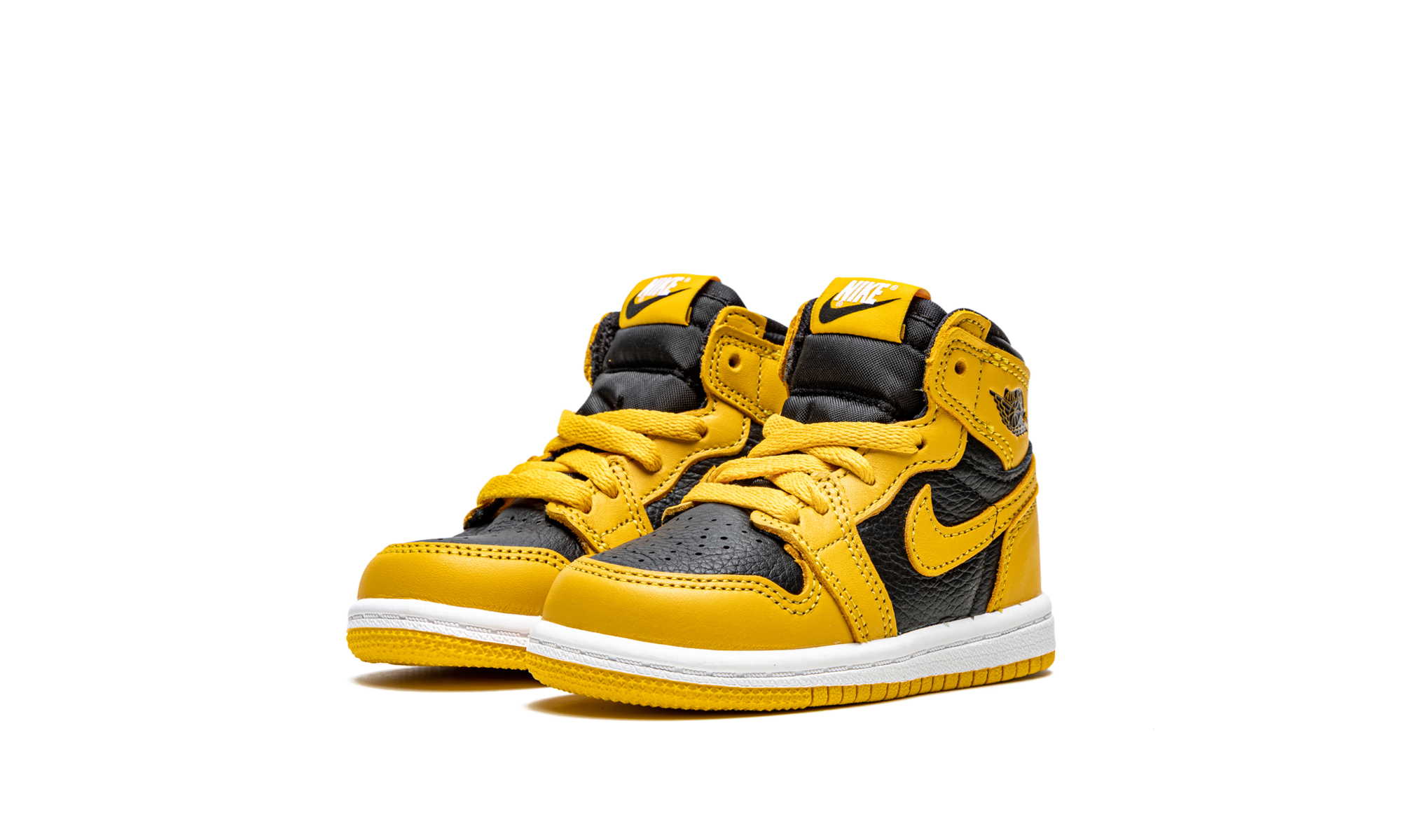 jordan 1 retro high og pollen td+AQ2665-701+diagnol left view