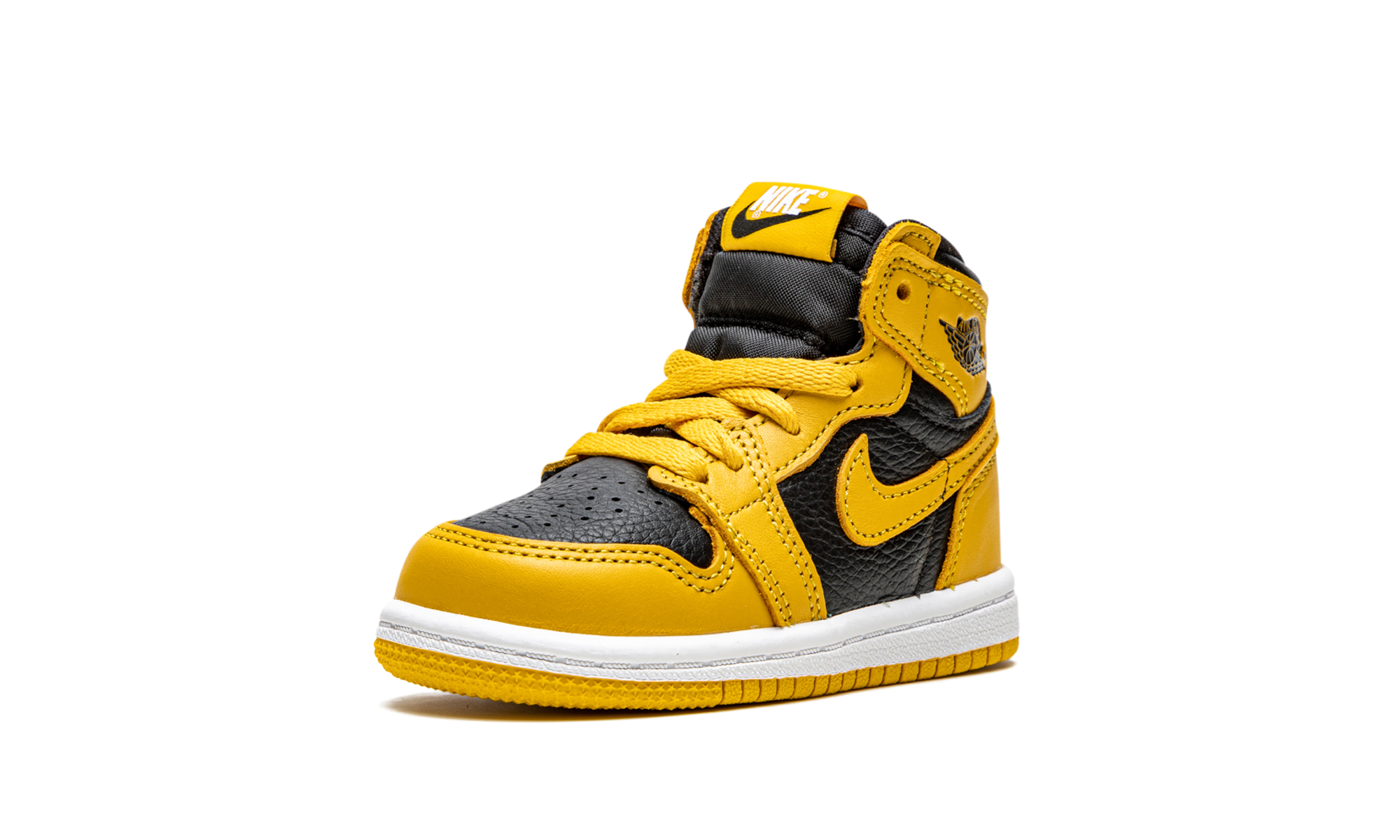 jordan 1 retro high og pollen td+AQ2665-701+left diagnol single view