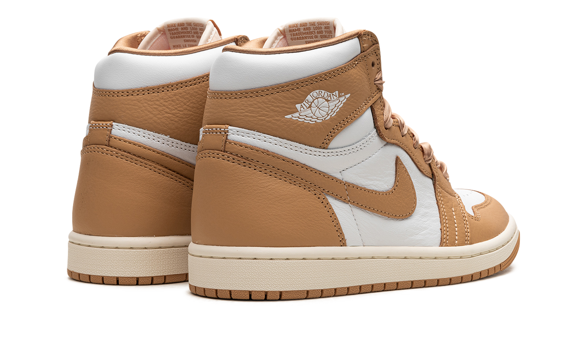 jordan 1 retro high og praline women s+FN6622-201+diagnol right behind view