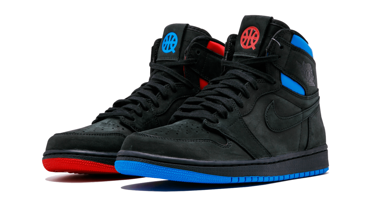 jordan 1 retro high og quai 54+AH1040-054+diagnol left view