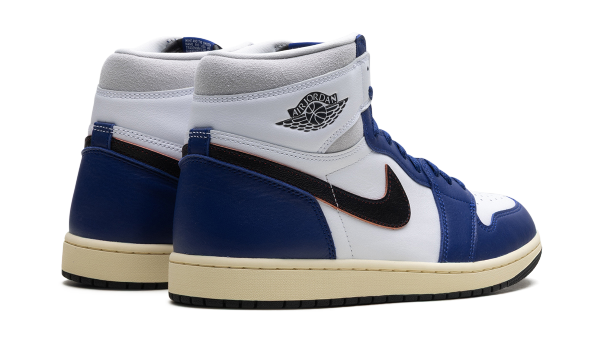 jordan 1 retro high og rare air+DZ5485-100+diagnol right behind view