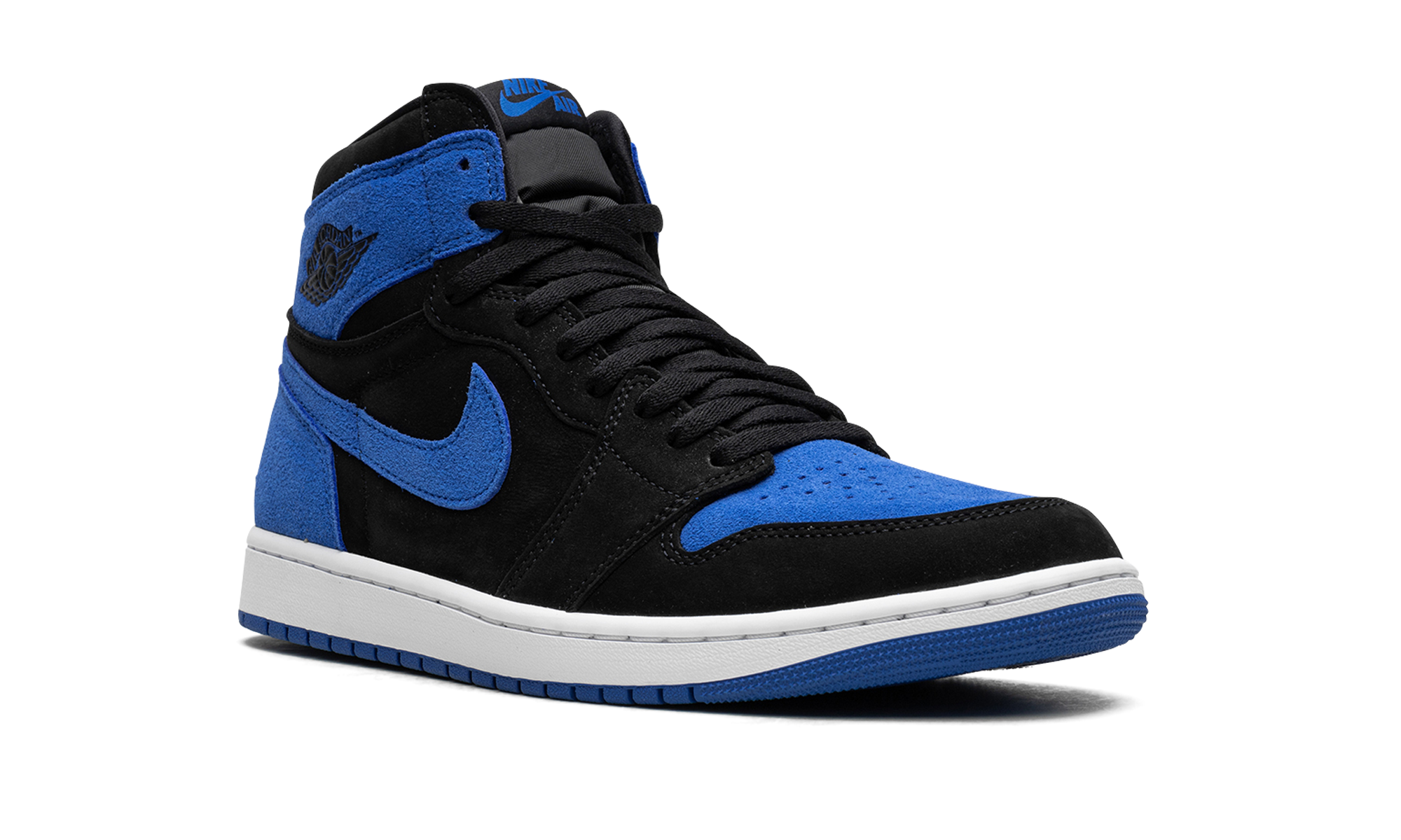 jordan 1 retro high og royal reimagined+DZ5485-042+diagnol right view