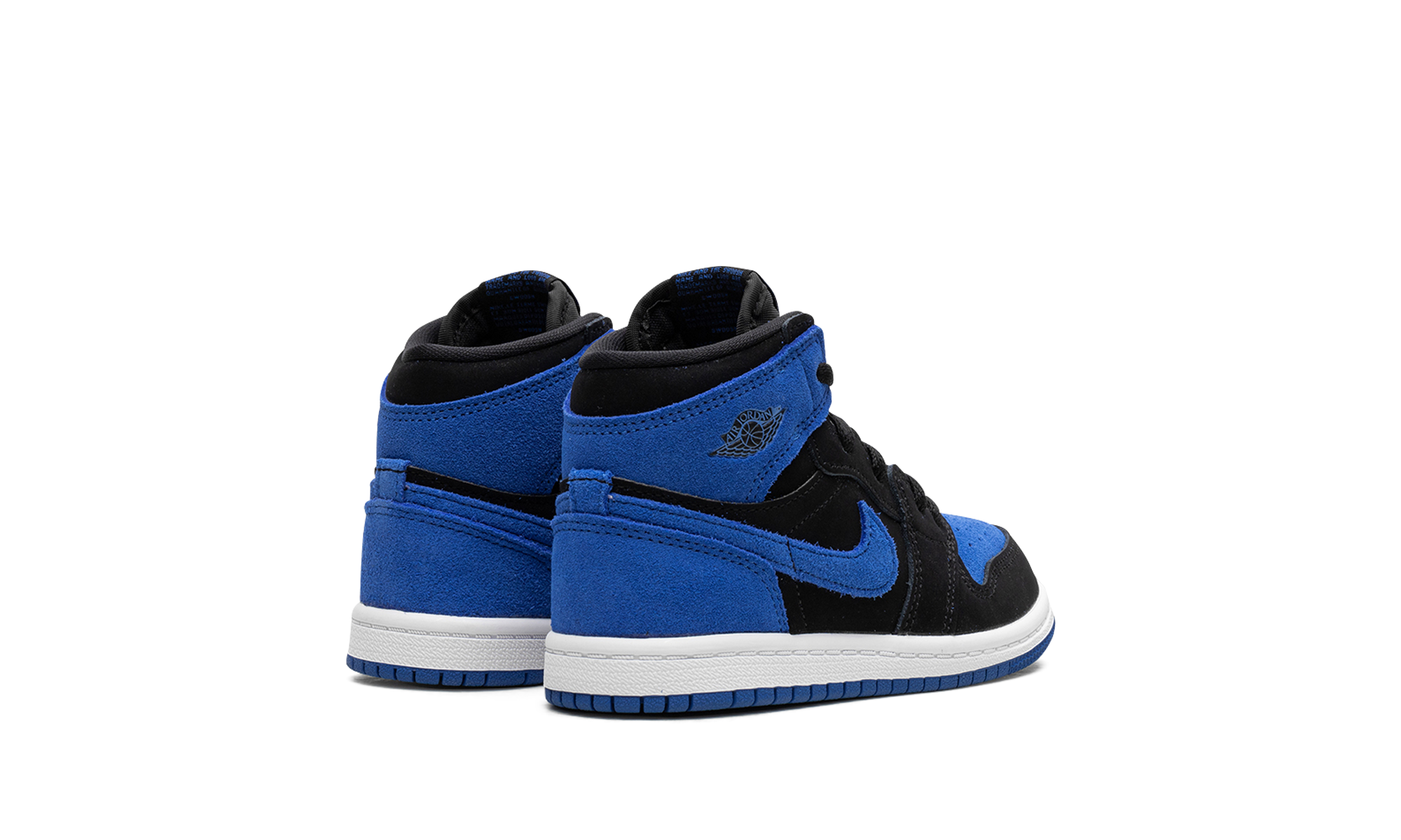 jordan 1 retro high og royal reimagined td+FD1413-042+diagnol right behind view