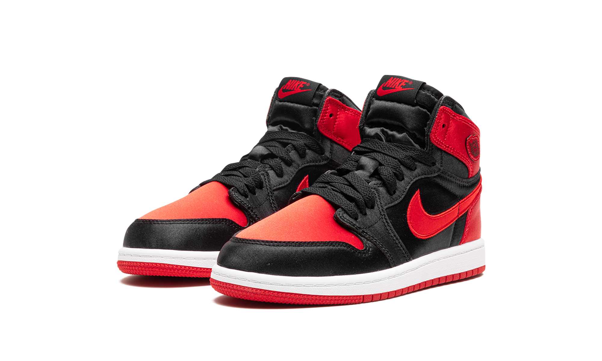 jordan 1 retro high og satin bred ps+FD5304-061+diagnol left view