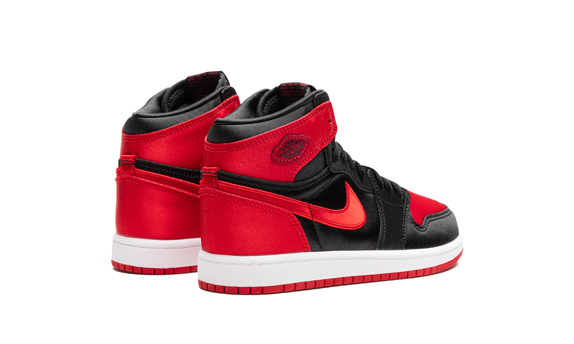 jordan 1 retro high og satin bred ps+FD5304-061+diagnol right behind view