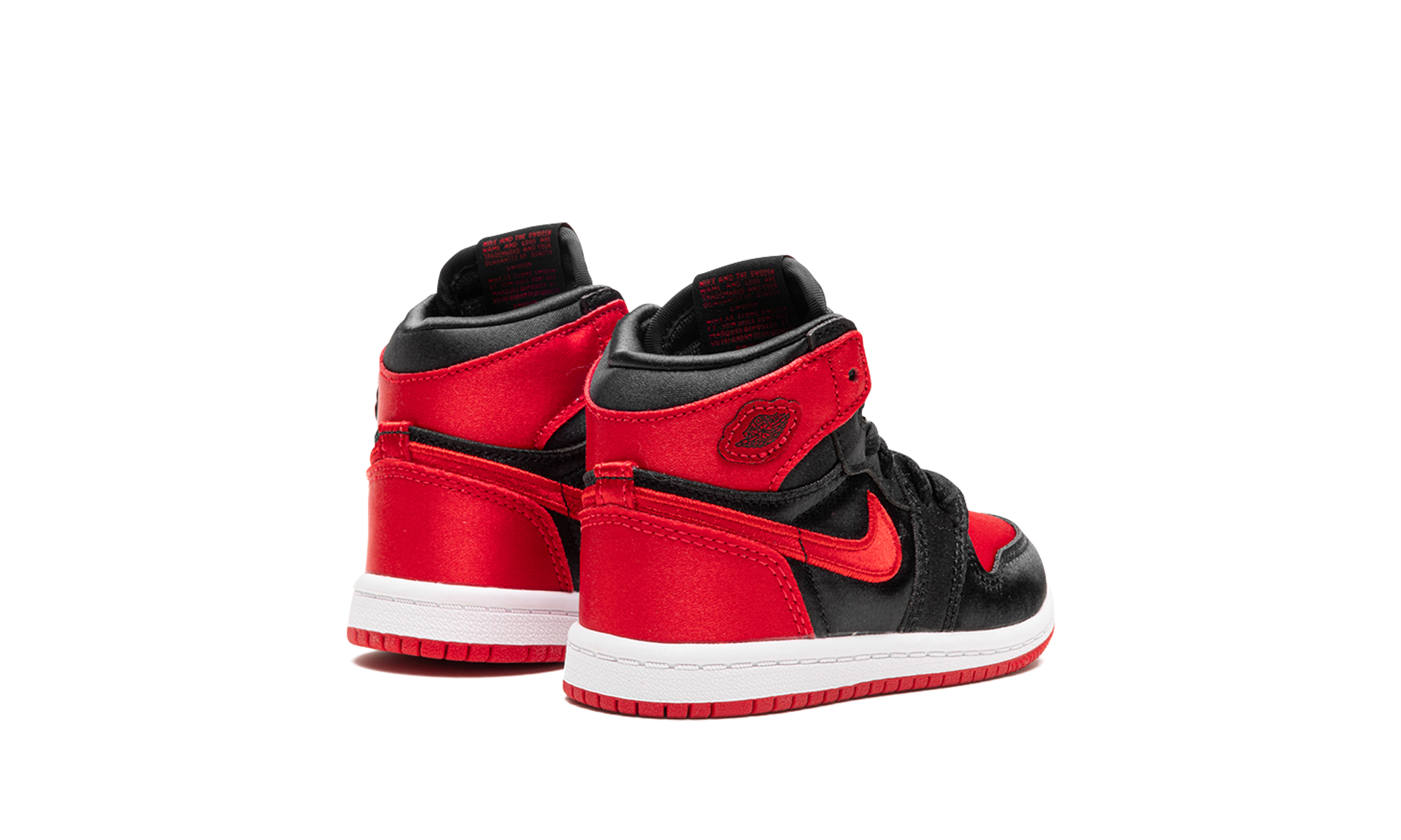 jordan 1 retro high og satin bred td+FD5305-061+diagnol right behind view
