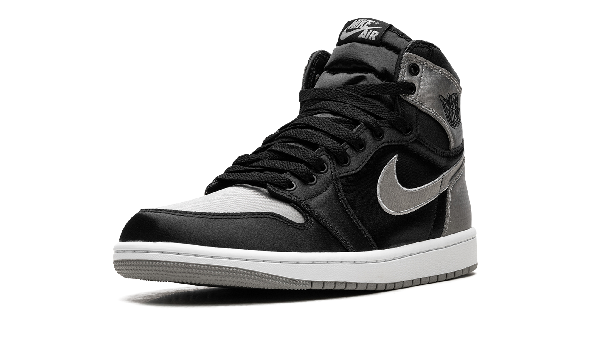 jordan 1 retro high og satin shadow women s+FD4810-010+left diagnol single view