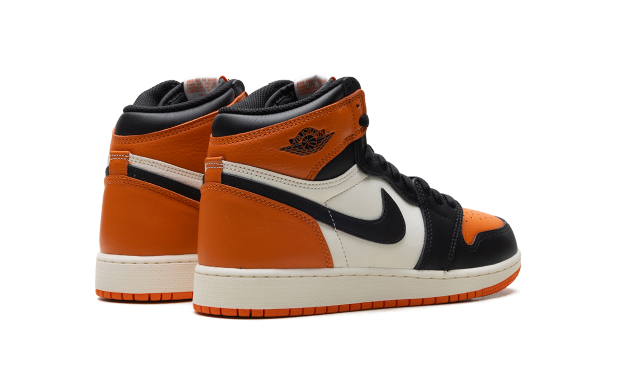 jordan 1 retro high og shattered backboard 2025 gs+FD1437-008+diagnol right behind view