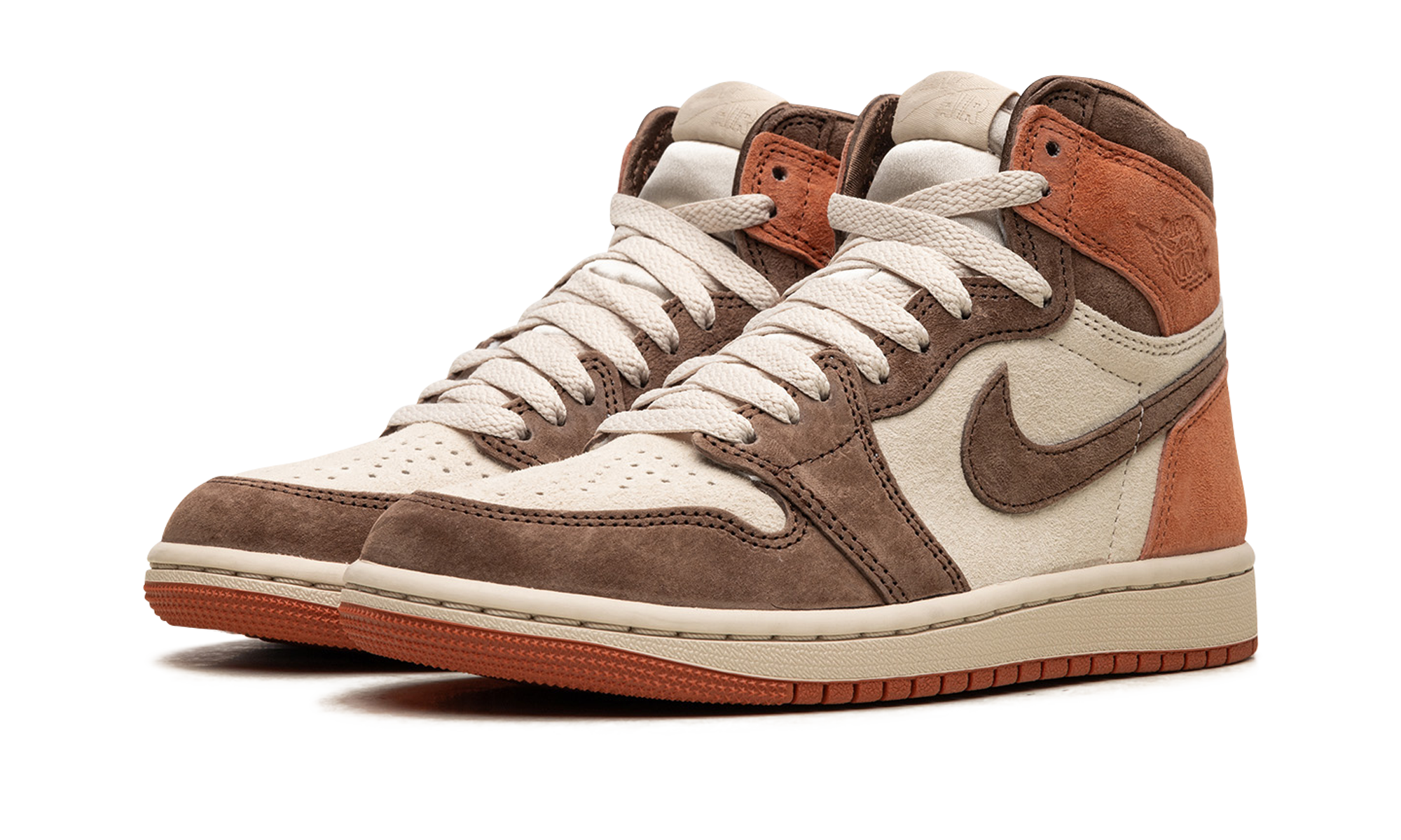 jordan 1 retro high og sp dusted clay women s+FQ2941-200+diagnol left view