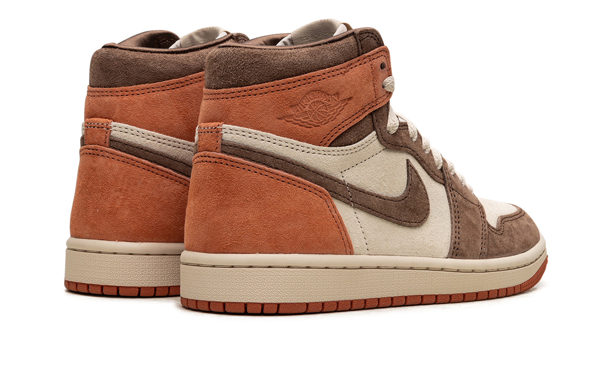 jordan 1 retro high og sp dusted clay women s+FQ2941-200+diagnol right behind view