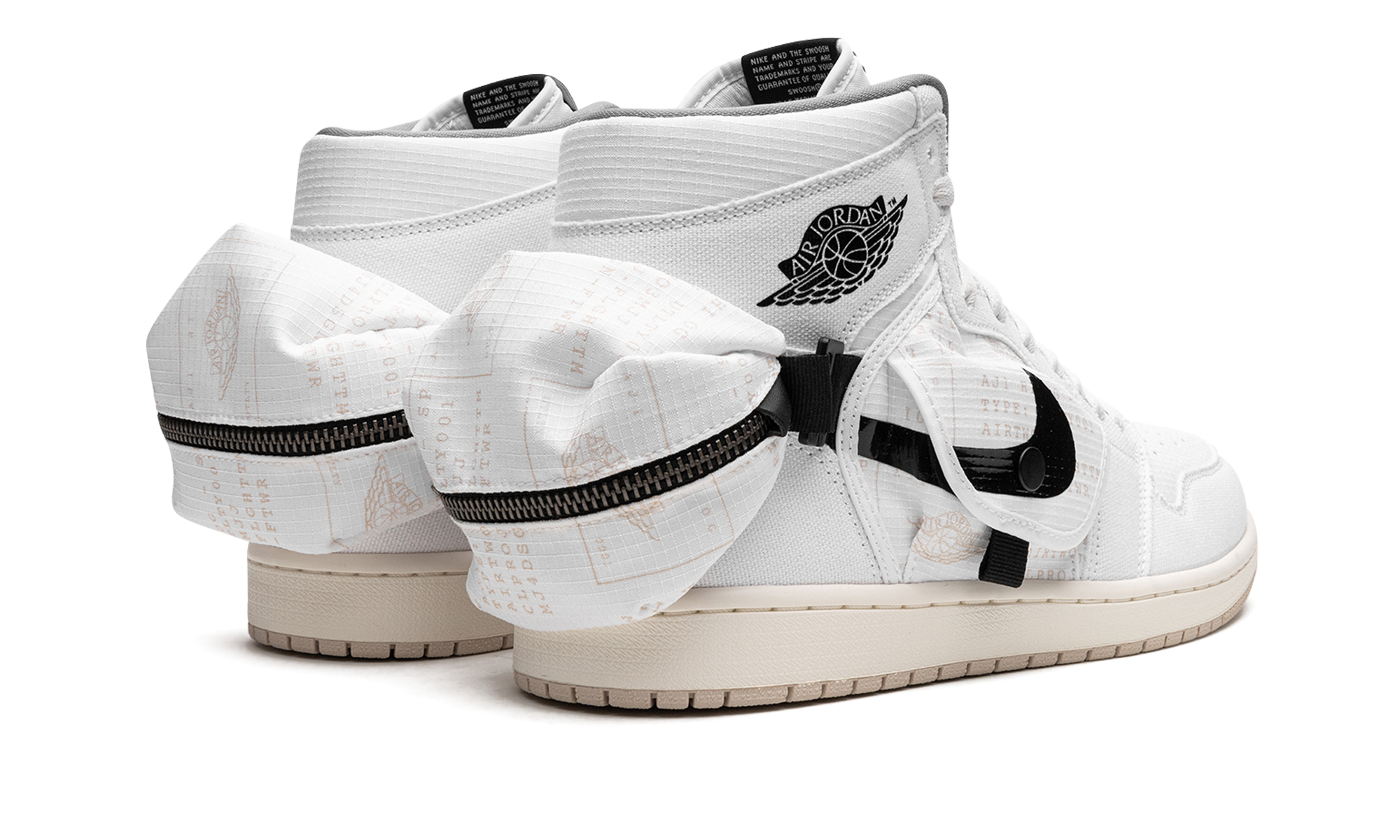 jordan 1 retro high og sp utility white black+DO8727-100+diagnol right behind view