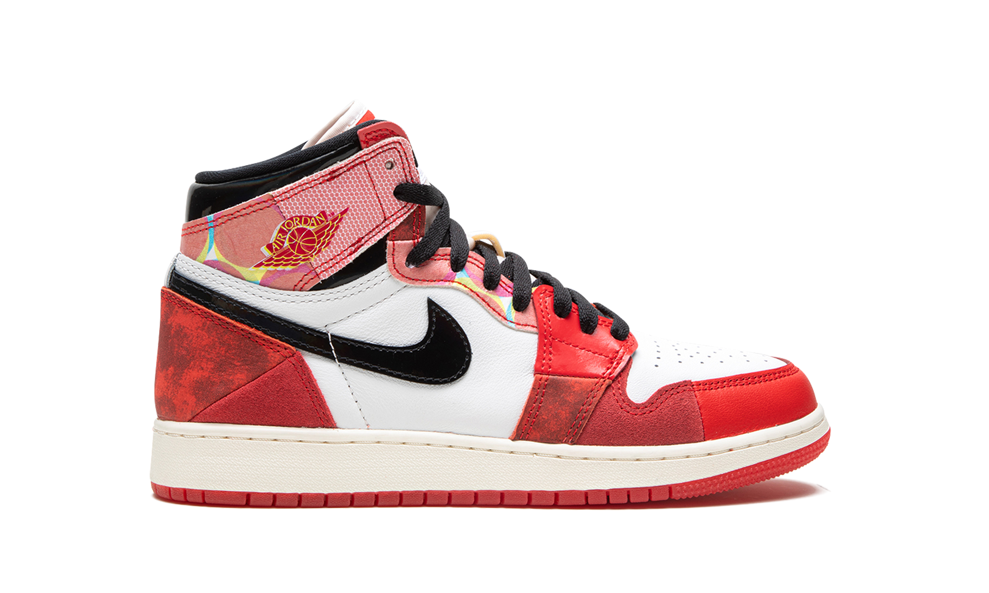 jordan 1 retro high og spider man across the spider verse gs+DV1753-601+right view