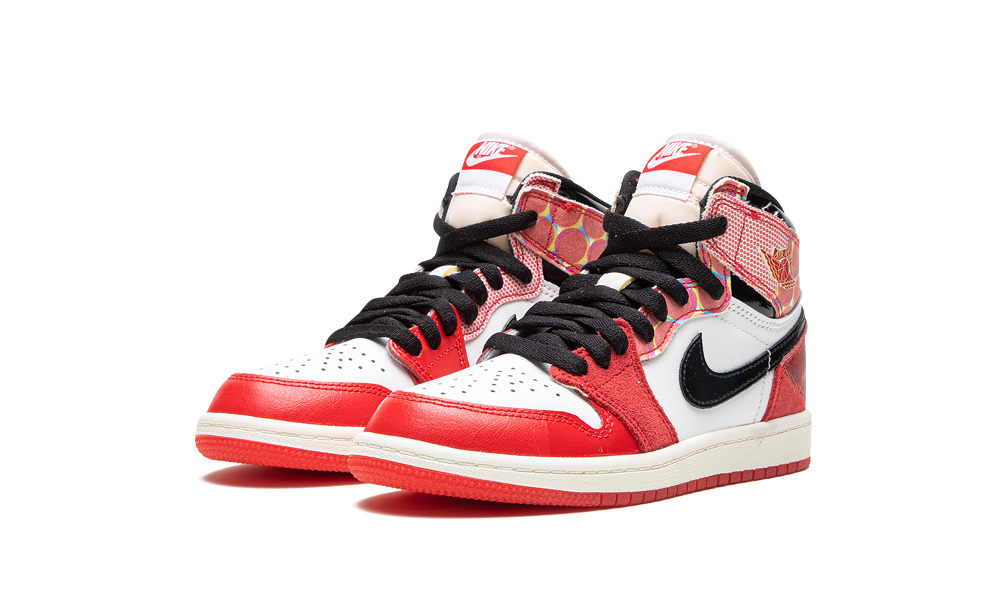 jordan 1 retro high og spider man across the spider verse ps+DV1749-601+diagnol left view