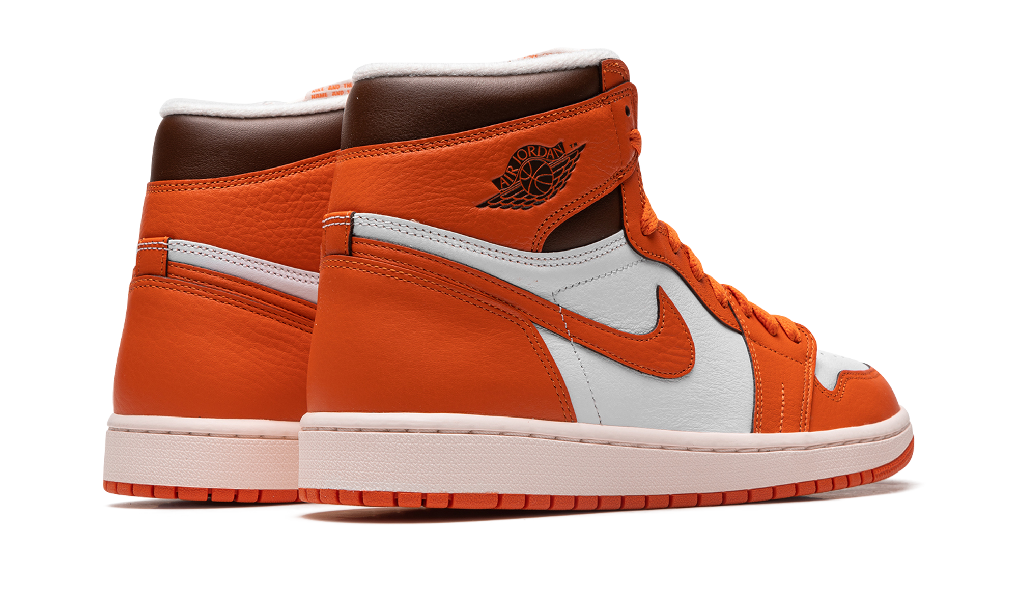 jordan 1 retro high og starfish women s+DO9369-101+diagnol right behind view