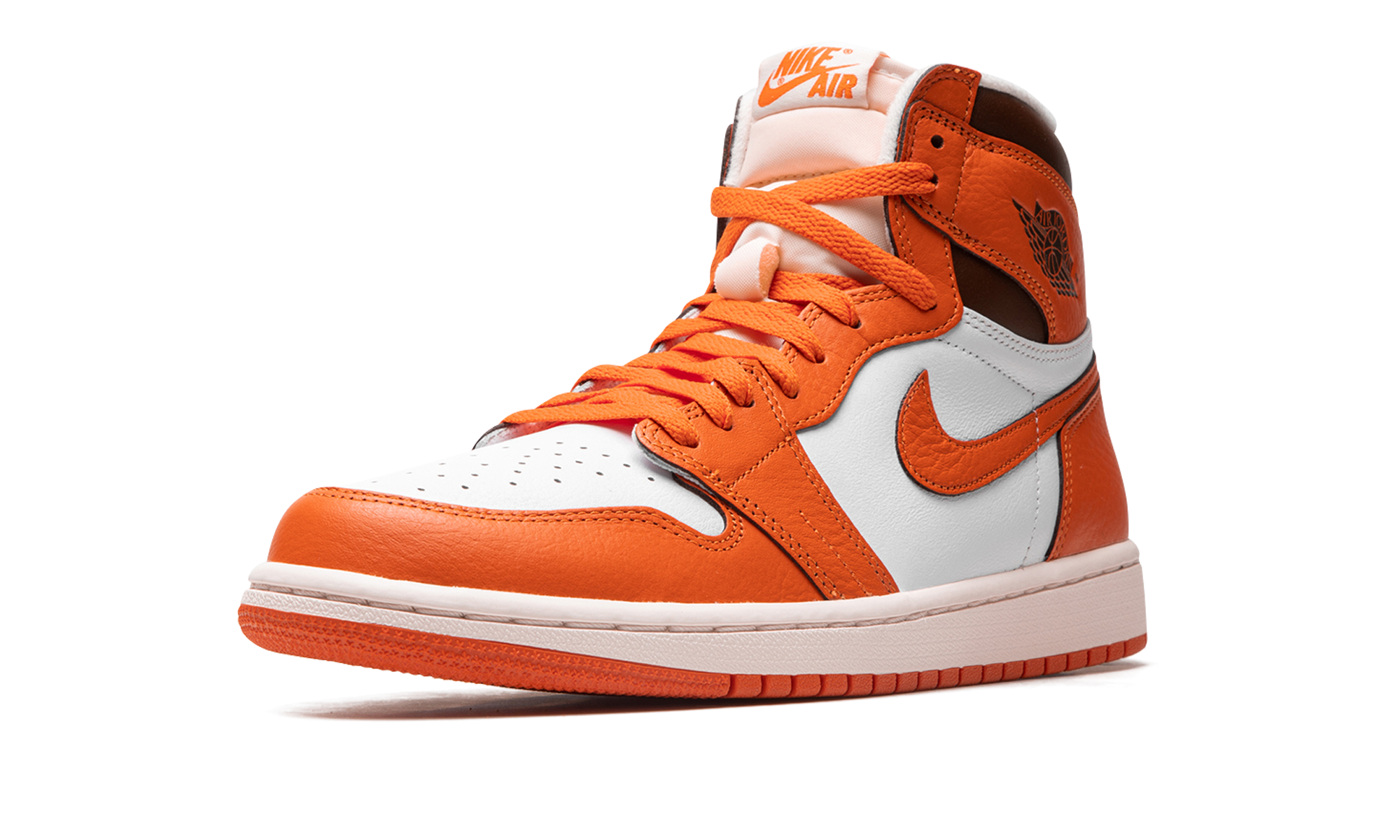 jordan 1 retro high og starfish women s+DO9369-101+left diagnol single view