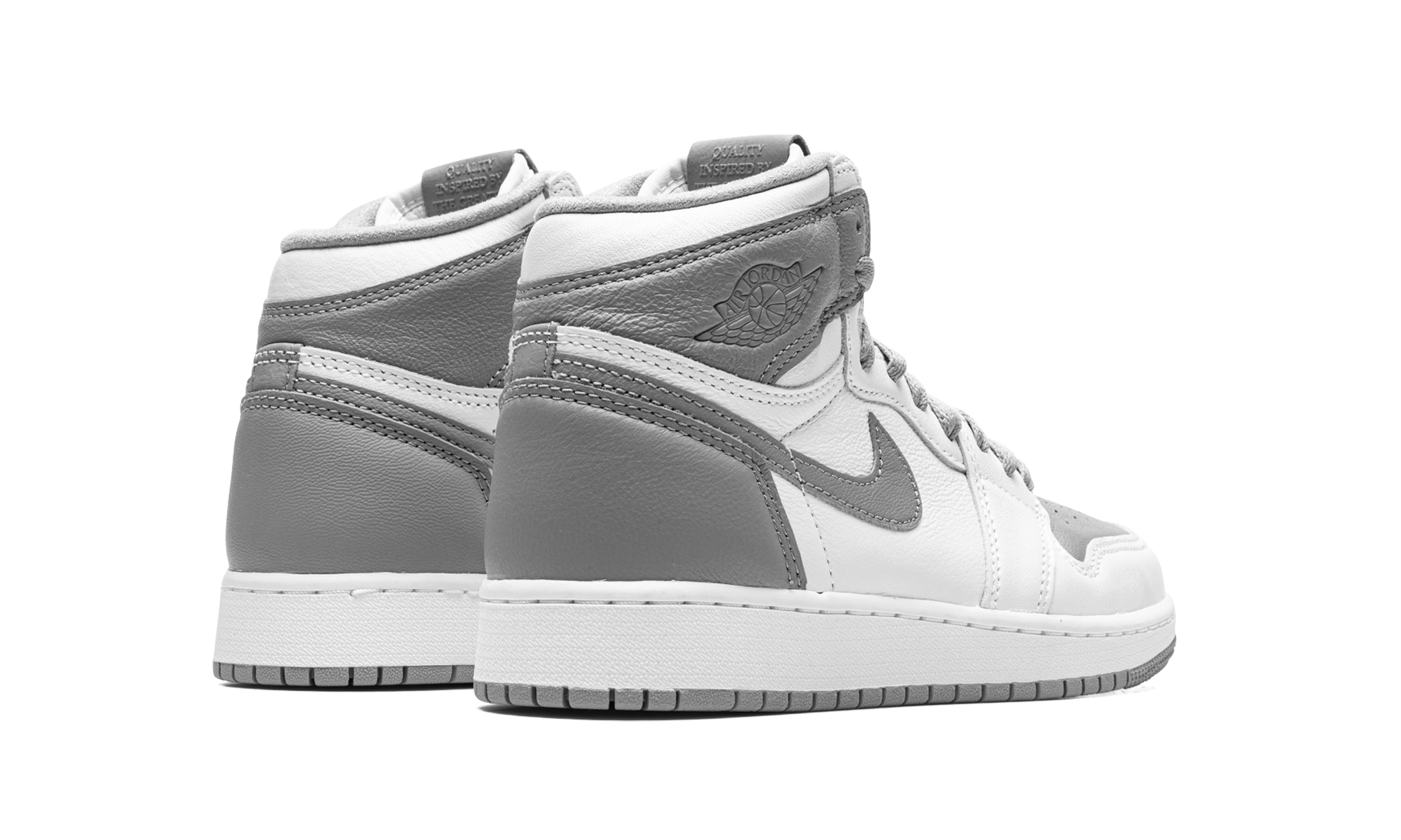 jordan 1 retro high og stealth gs+575441-037+diagnol right behind view