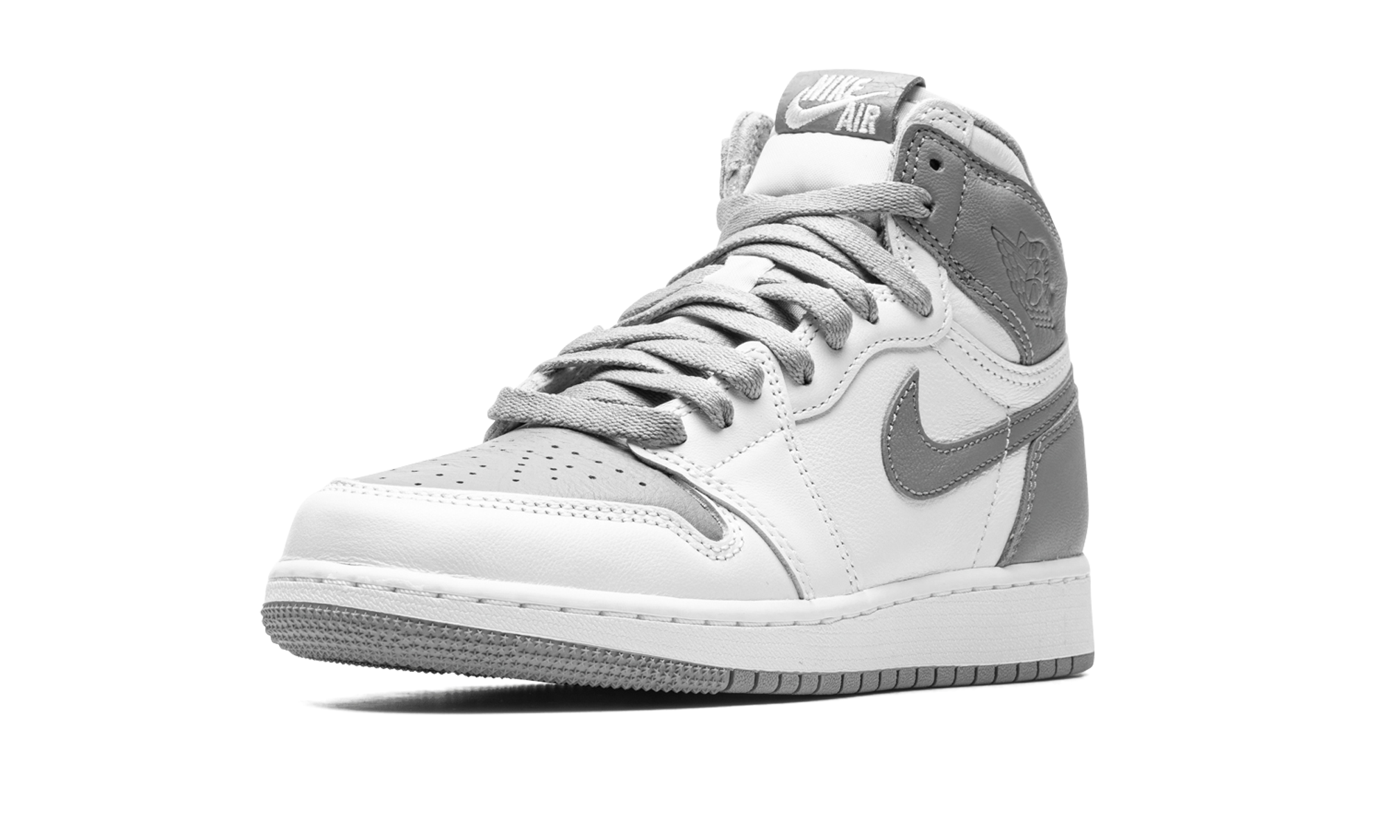 jordan 1 retro high og stealth gs+575441-037+left diagnol single view