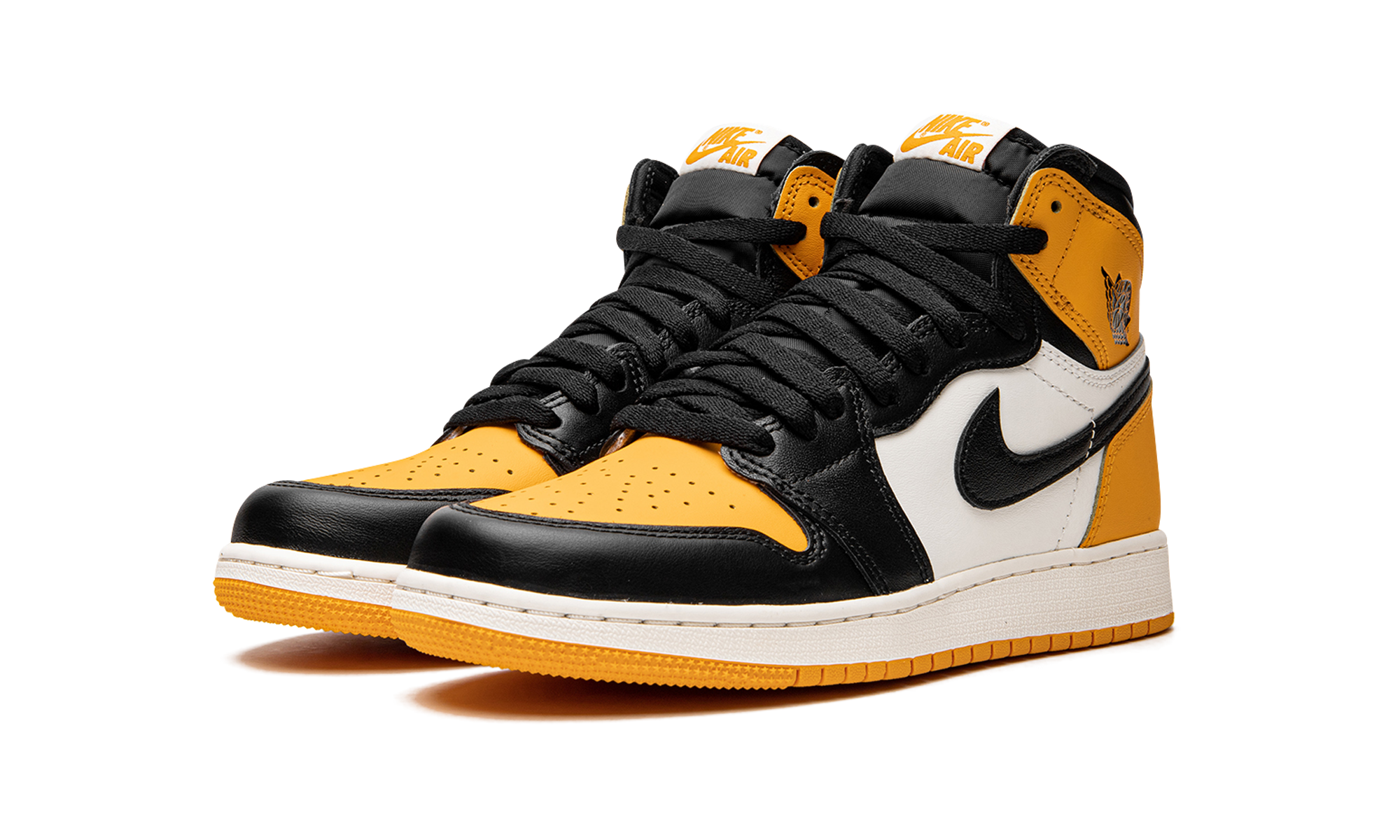 jordan 1 retro high og taxi gs+575441-711+diagnol left view