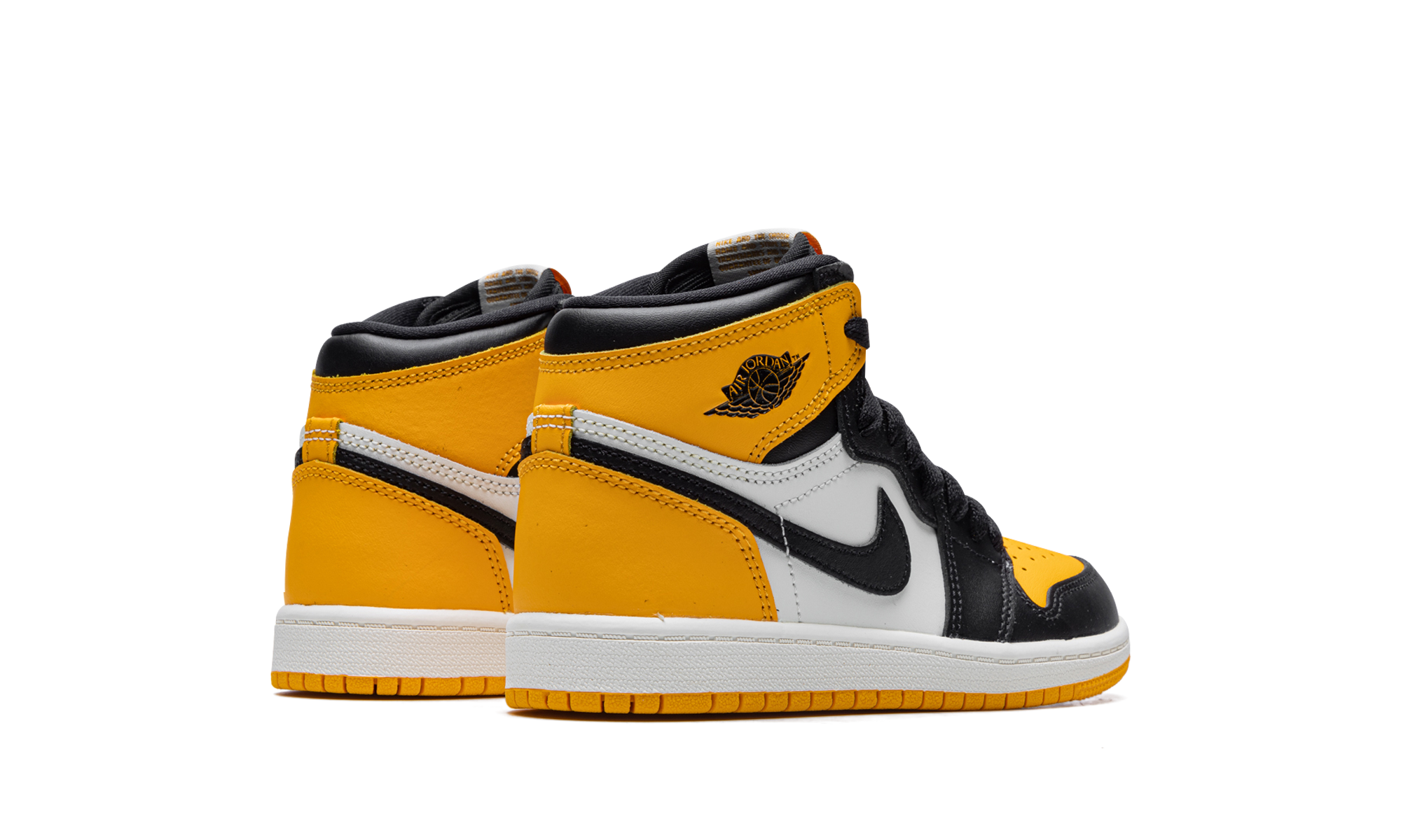 jordan 1 retro high og taxi ps+AQ2664-711+diagnol right behind view