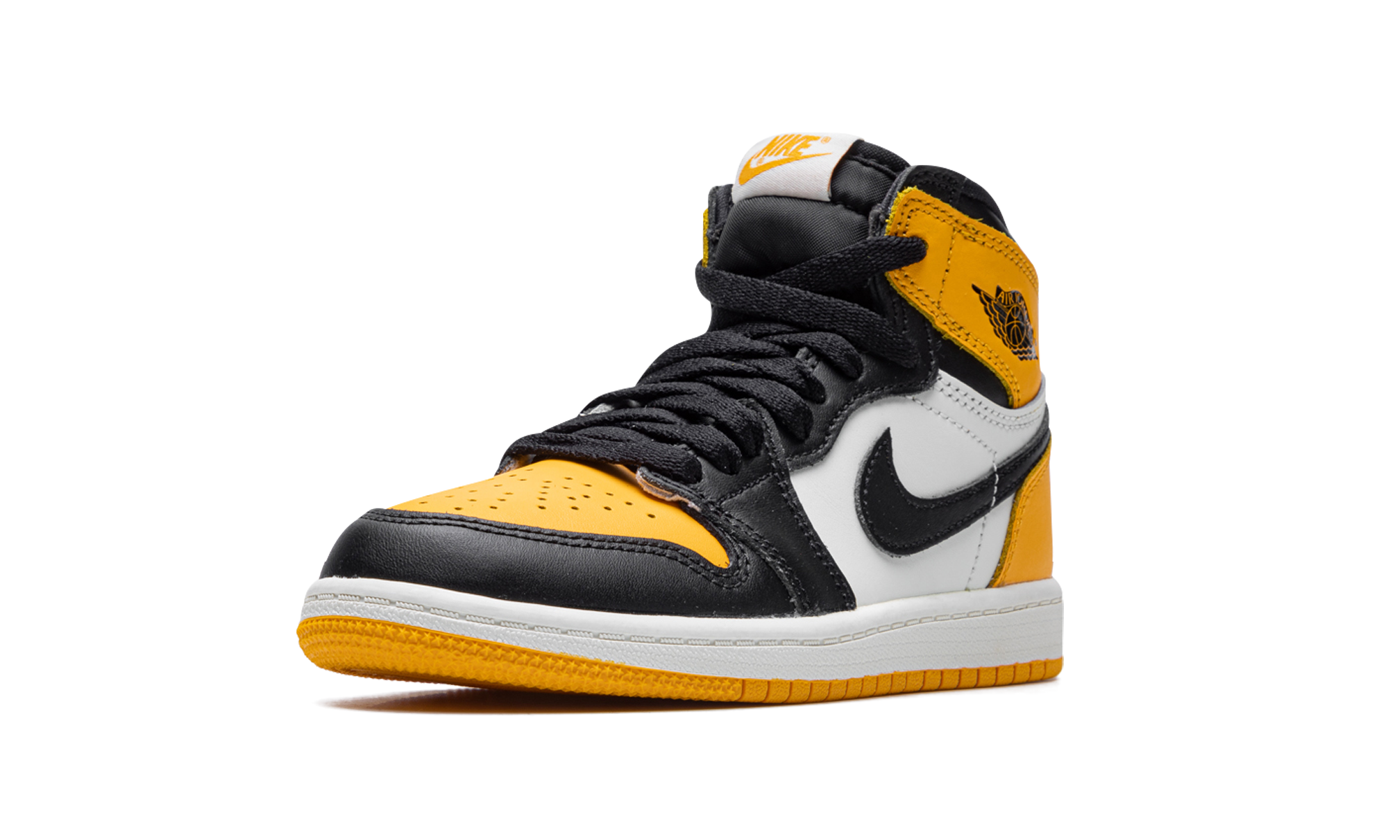 jordan 1 retro high og taxi ps+AQ2664-711+left diagnol single view