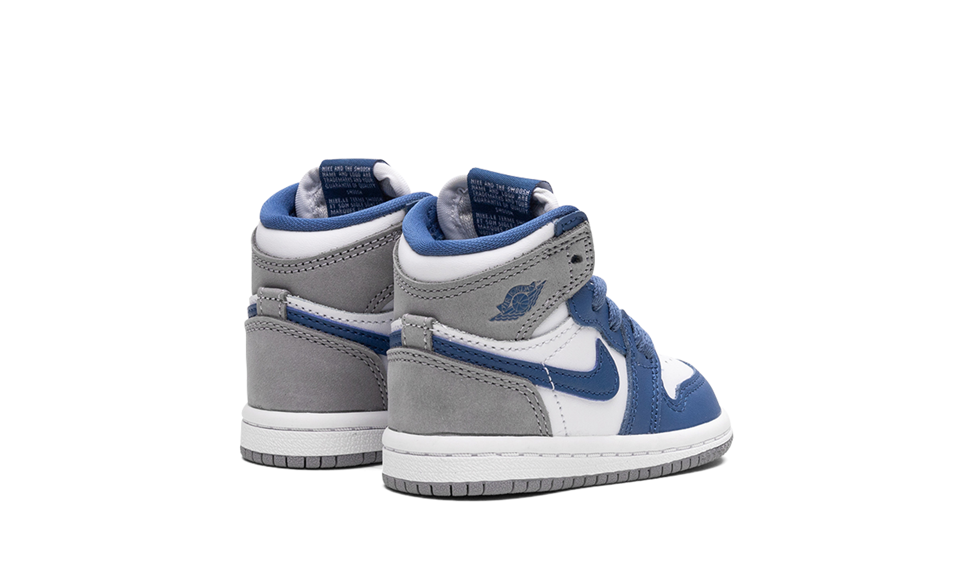 jordan 1 retro high og true blue td+FD1413-410+diagnol right behind view