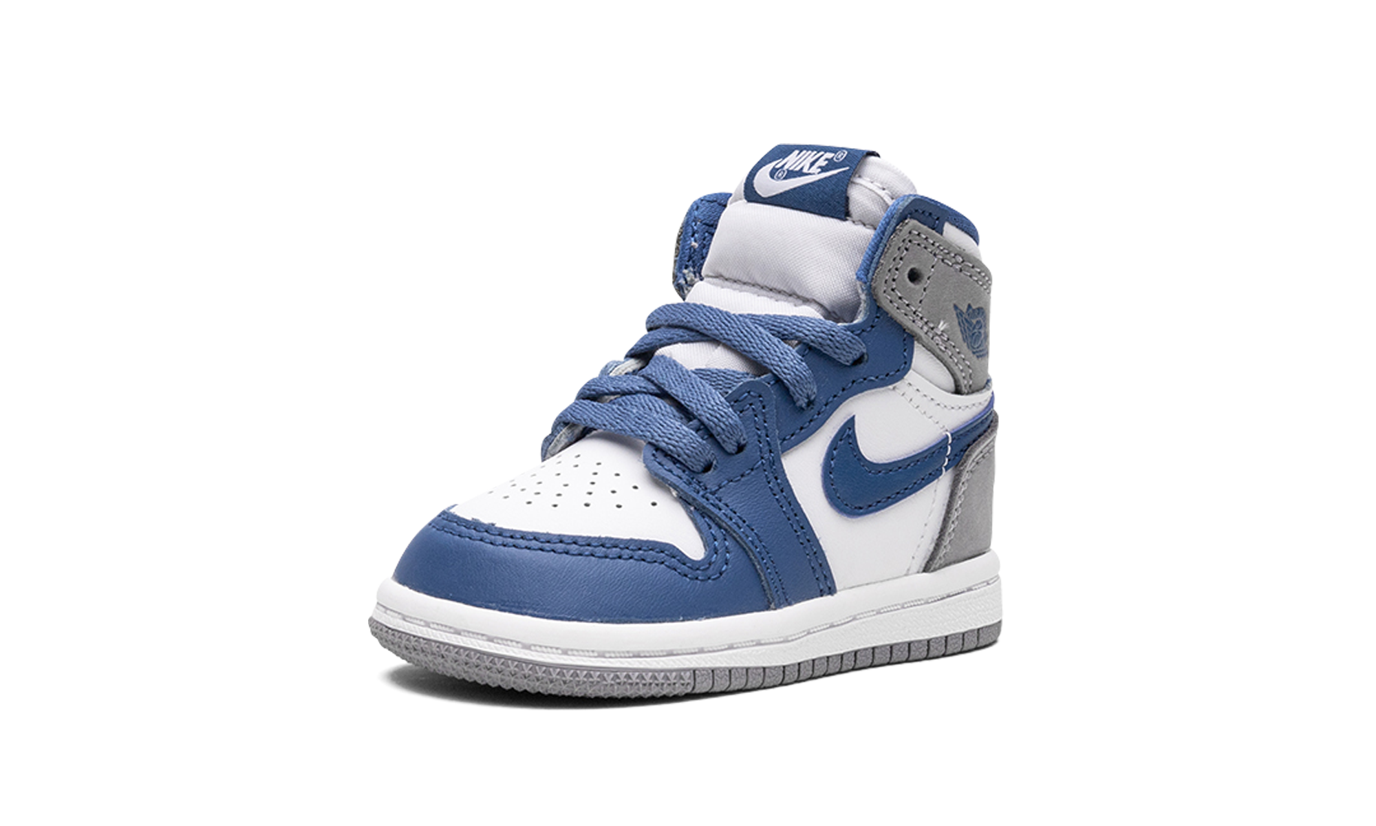 jordan 1 retro high og true blue td+FD1413-410+left diagnol single view