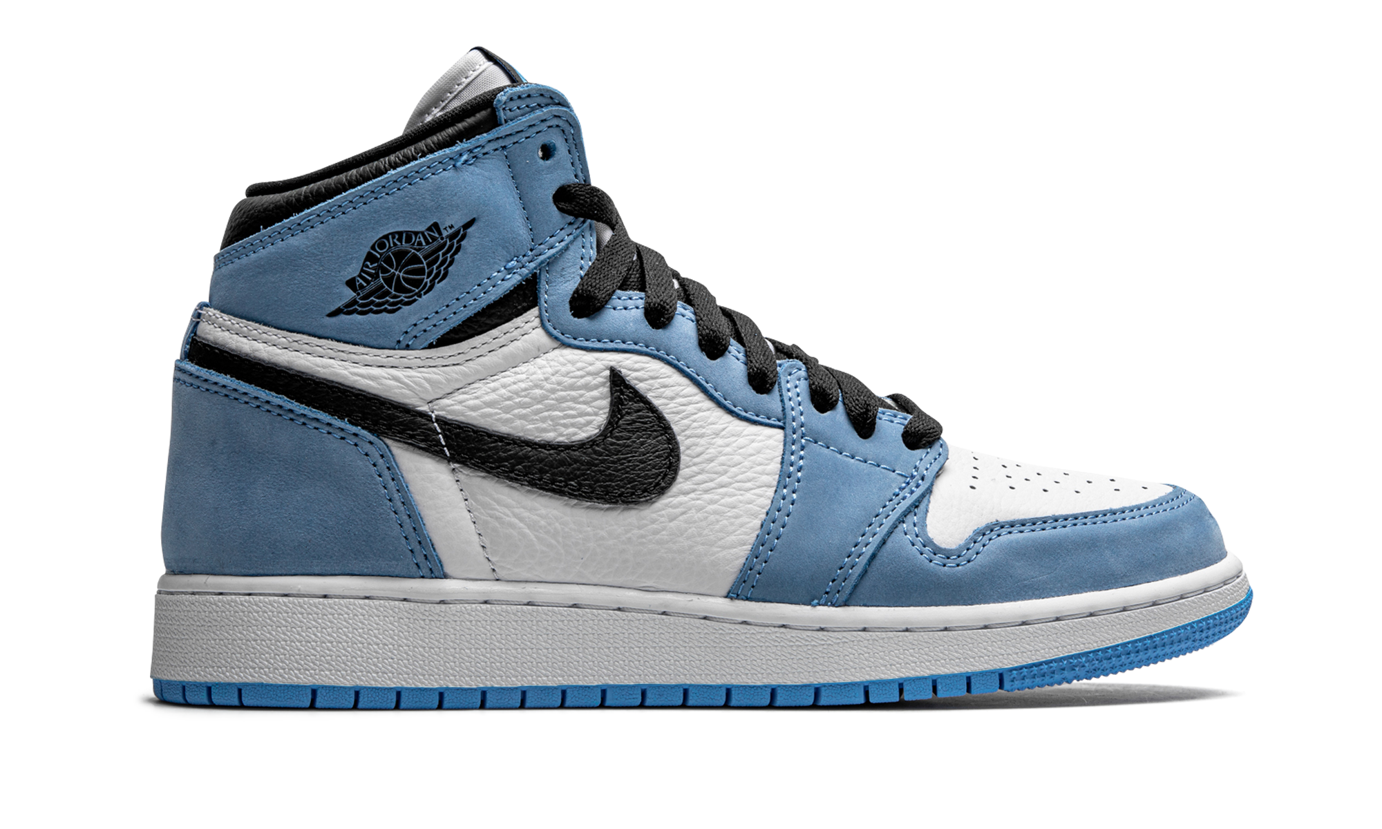 jordan 1 retro high og university blue gs+575441-134+right view