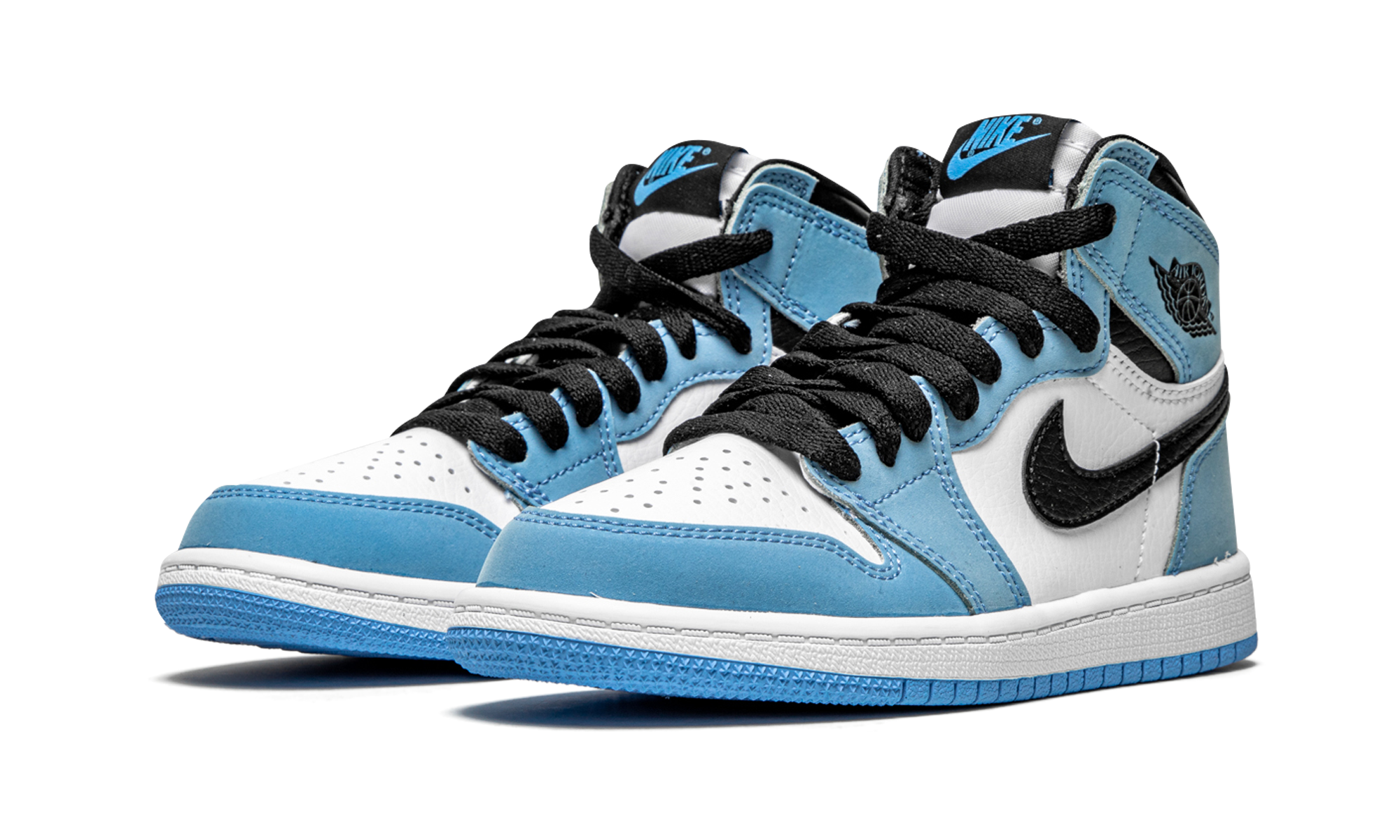 jordan 1 retro high og university blue ps+AQ2664-134+diagnol left view