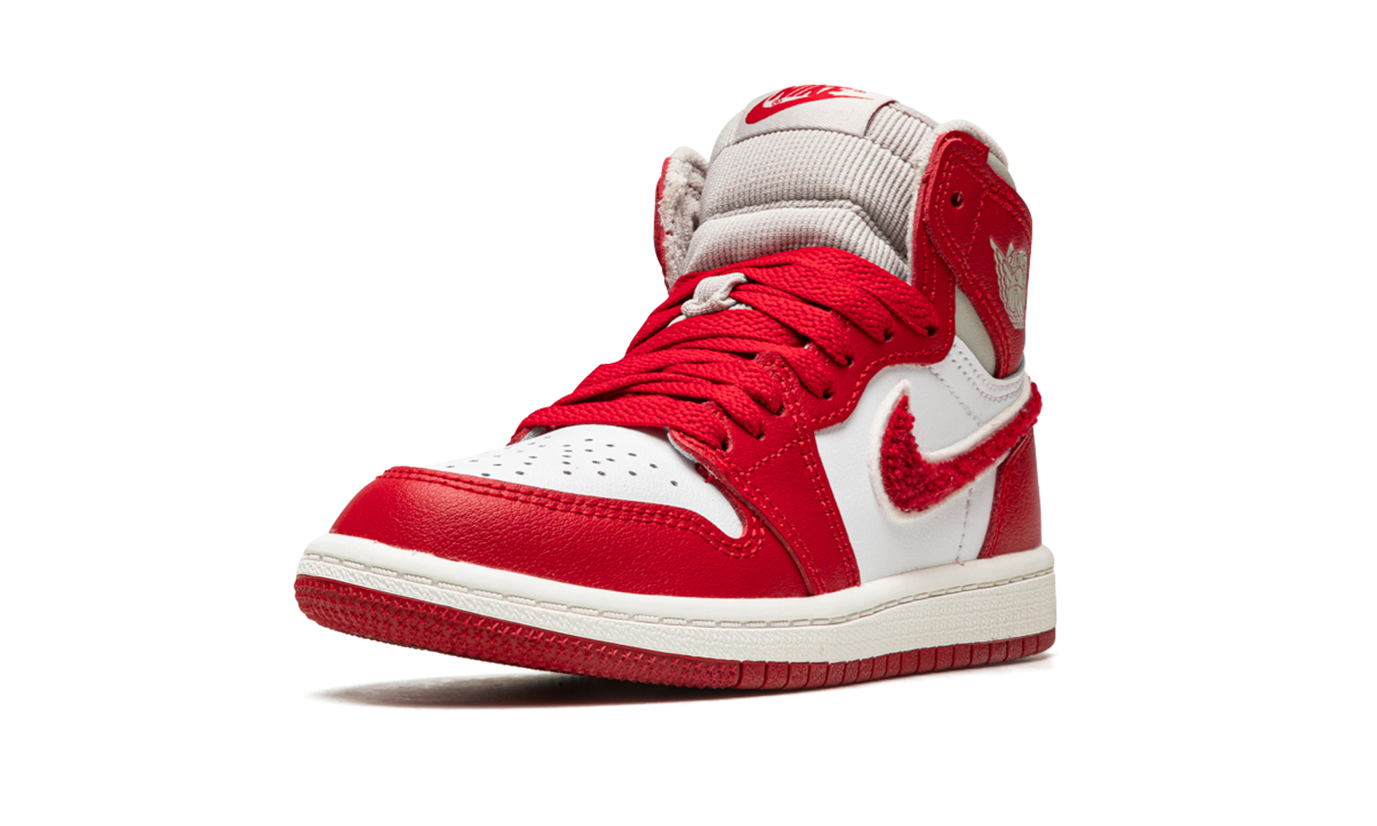 jordan 1 retro high og varsity red ps+CU0449-061+left diagnol single view