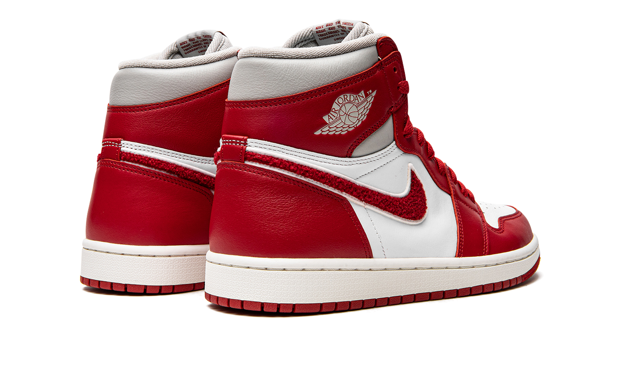 jordan 1 retro high og varsity red women s+DJ4891-061+diagnol right behind view