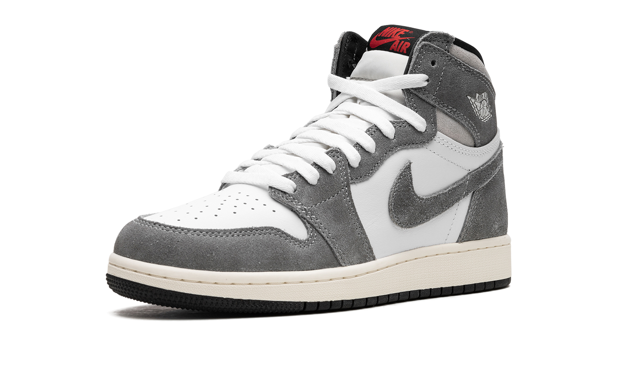 jordan 1 retro high og washed black gs+FD1437-051+left diagnol single view