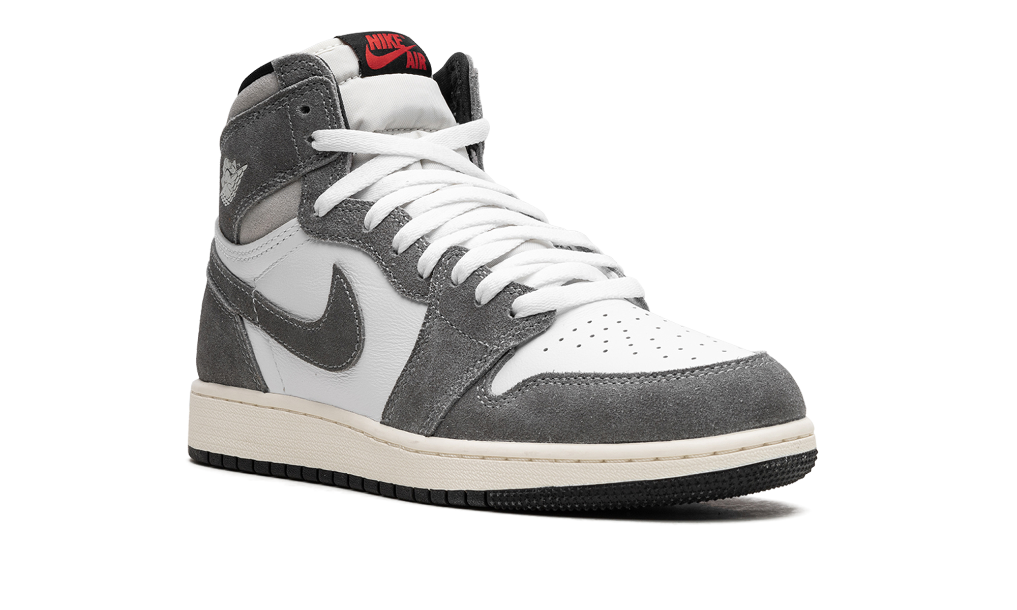 jordan 1 retro high og washed black gs+FD1437-051+diagnol right view