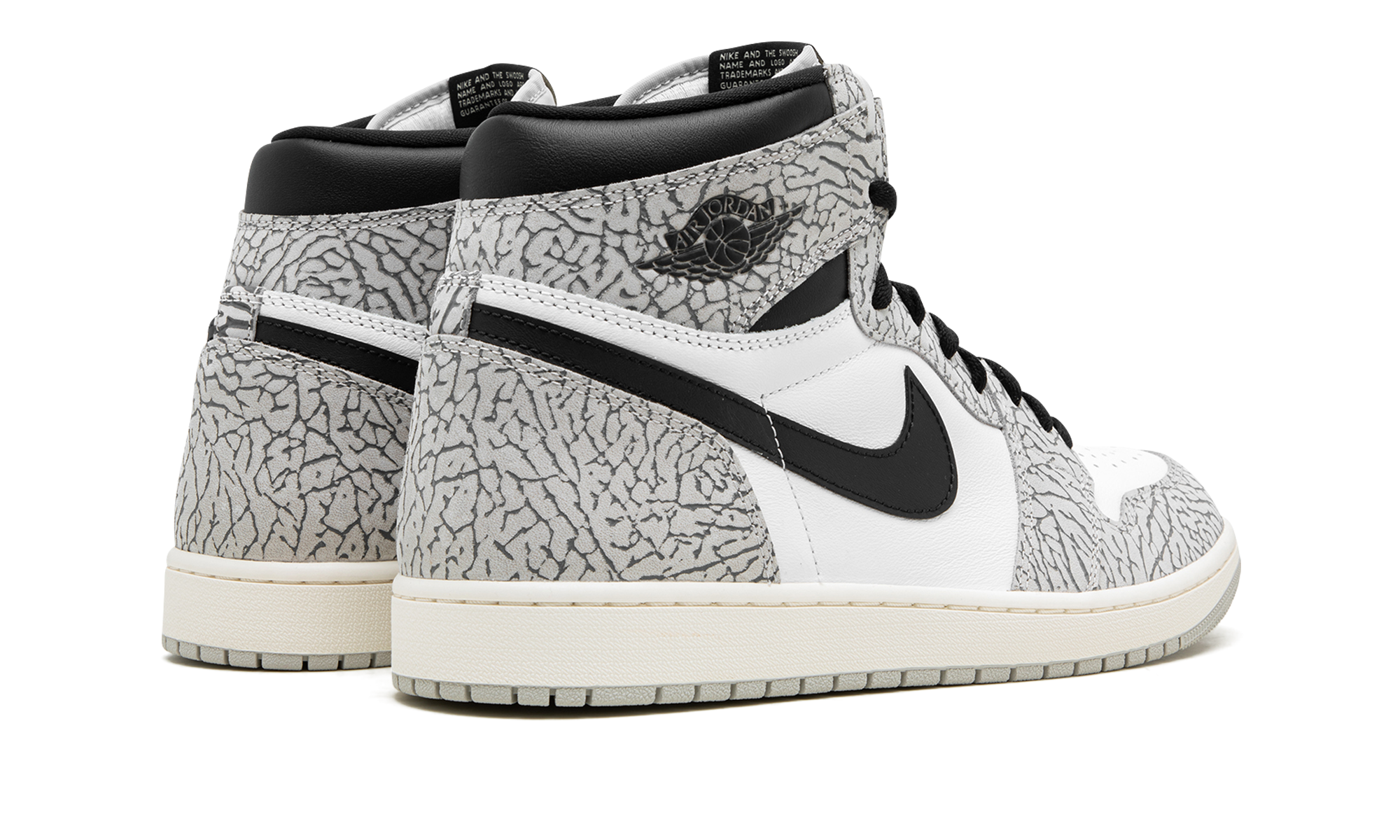 jordan 1 retro high og white cement+DZ5485-052+diagnol right behind view
