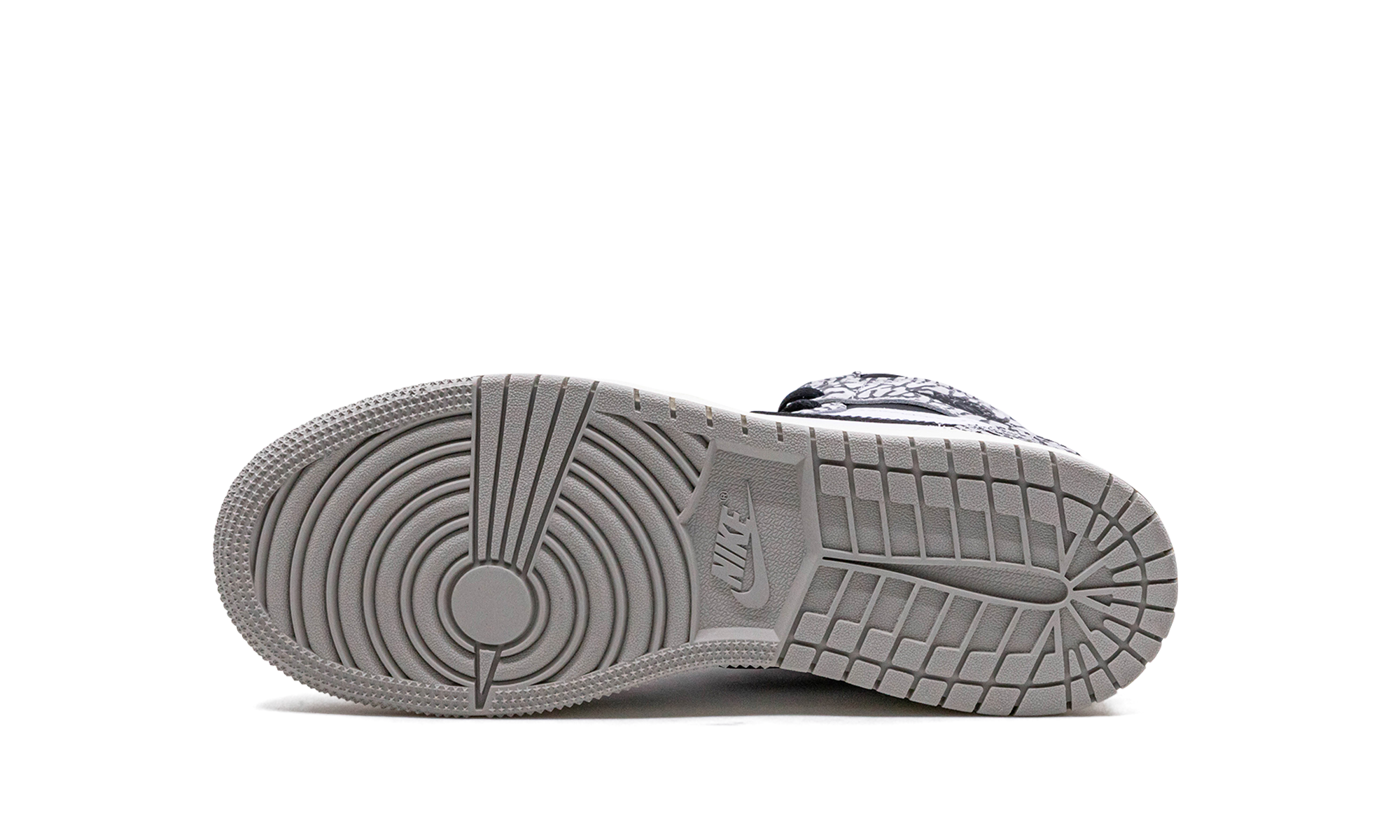 jordan 1 retro high og white cement gs+FD1437-052+bottom view