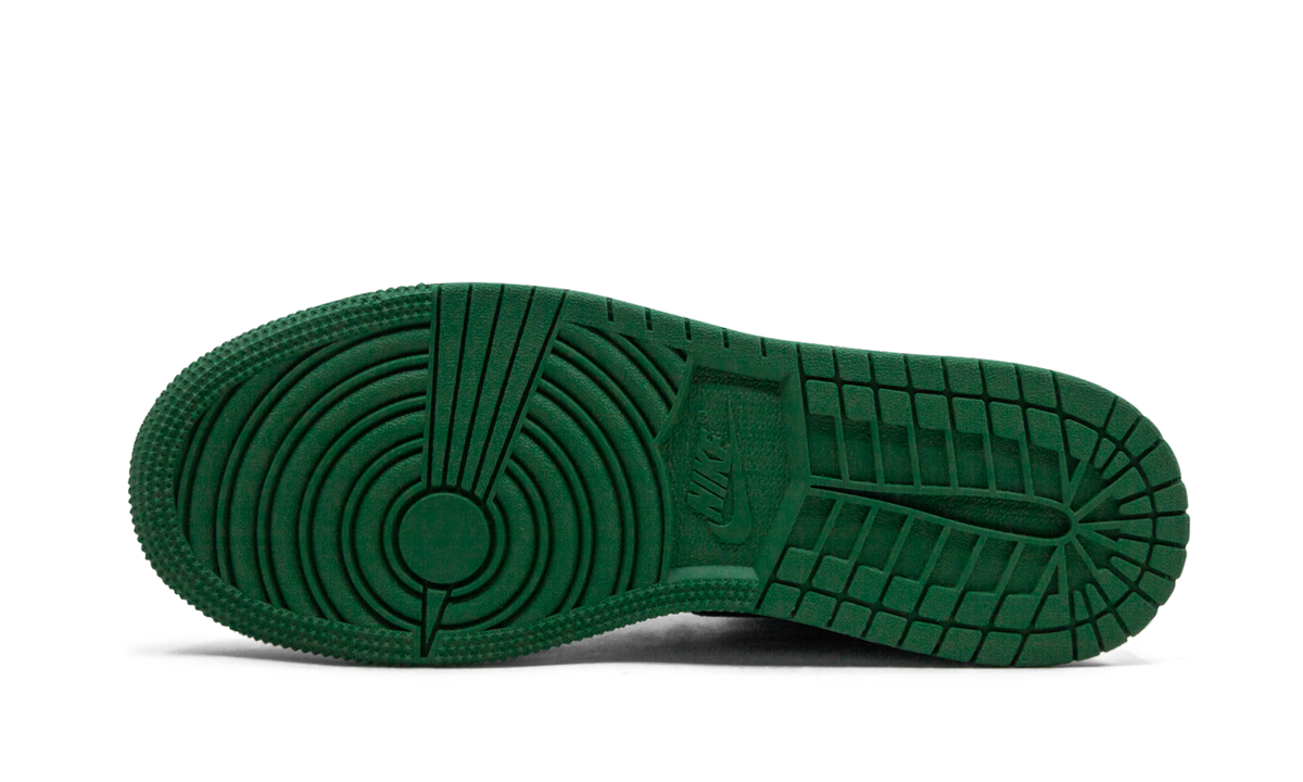 jordan 1 retro high pine green black gs+575441-030+bottom view