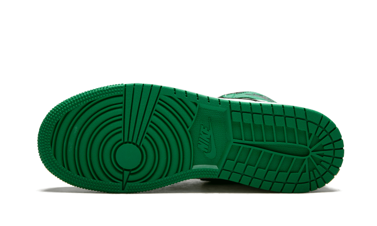 jordan 1 retro high pine green gs+575441-302+bottom view