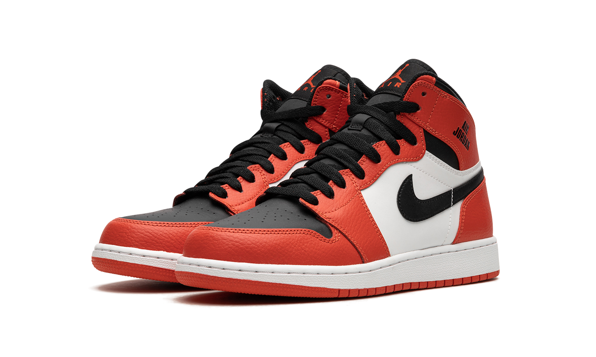 jordan 1 retro high rare air max orange gs+705300-800+diagnol left view