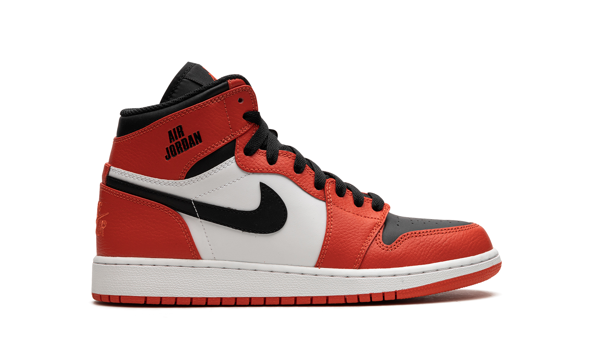 jordan 1 retro high rare air max orange gs+705300-800+diagnol right view