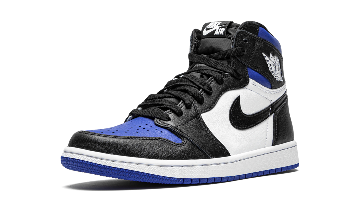 jordan 1 retro high royal toe+555088-041+left diagnol single view